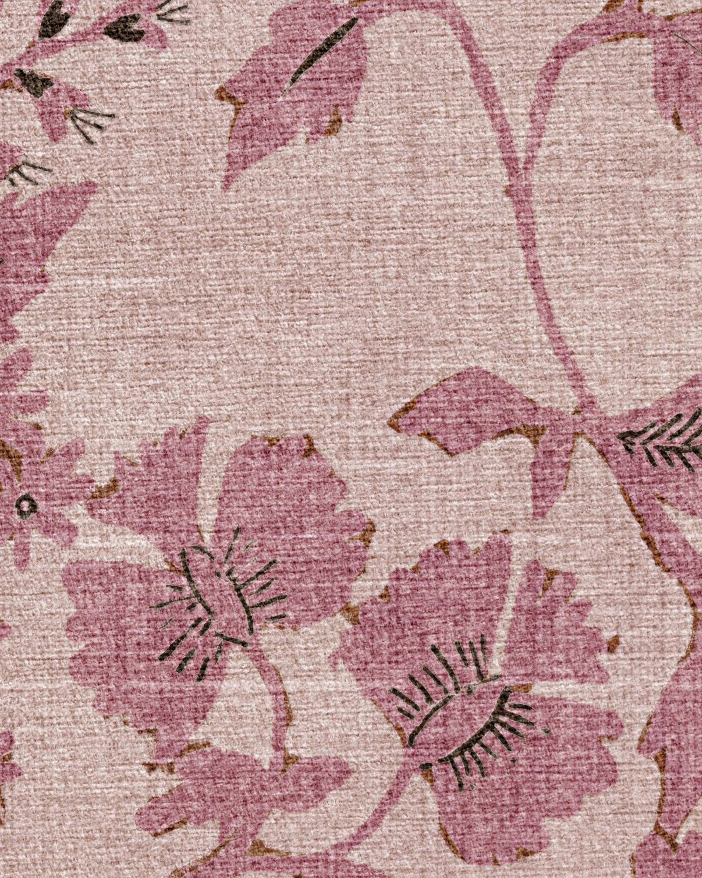 Brenna Natural & Blush Flatwoven Rug - Image 12