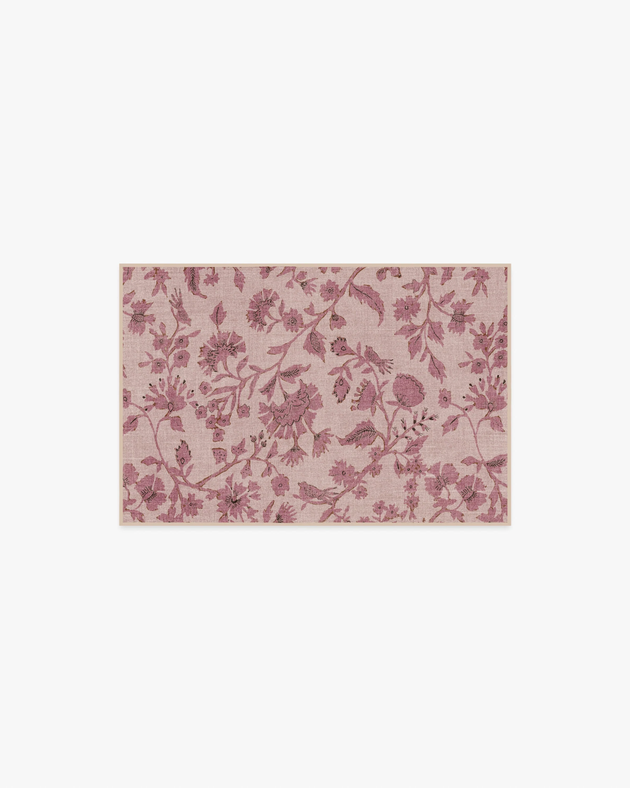 Brenna Natural & Blush Flatwoven Rug - Image 2