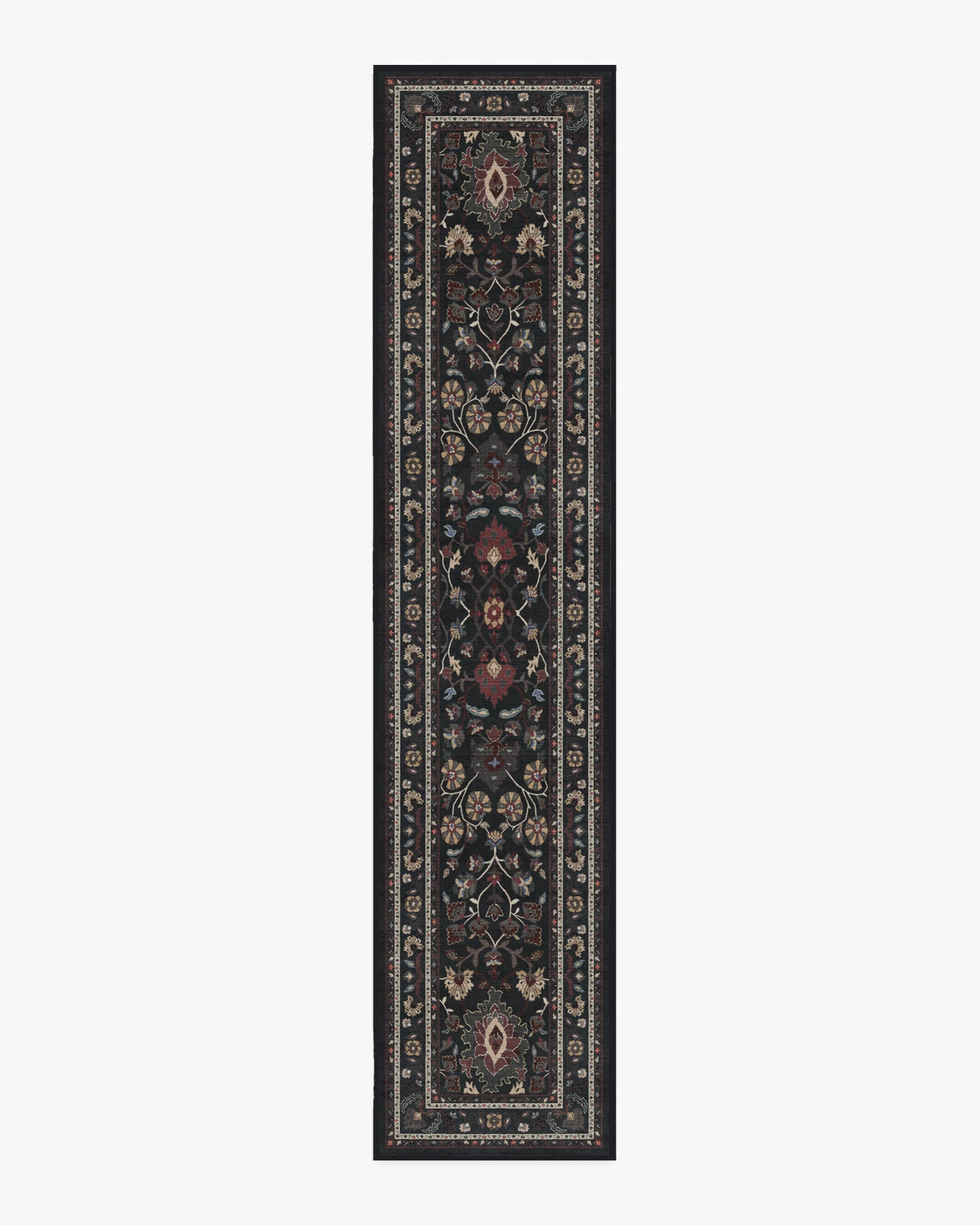 Calabria Black Multicolor Flatwoven Rug - Image 8