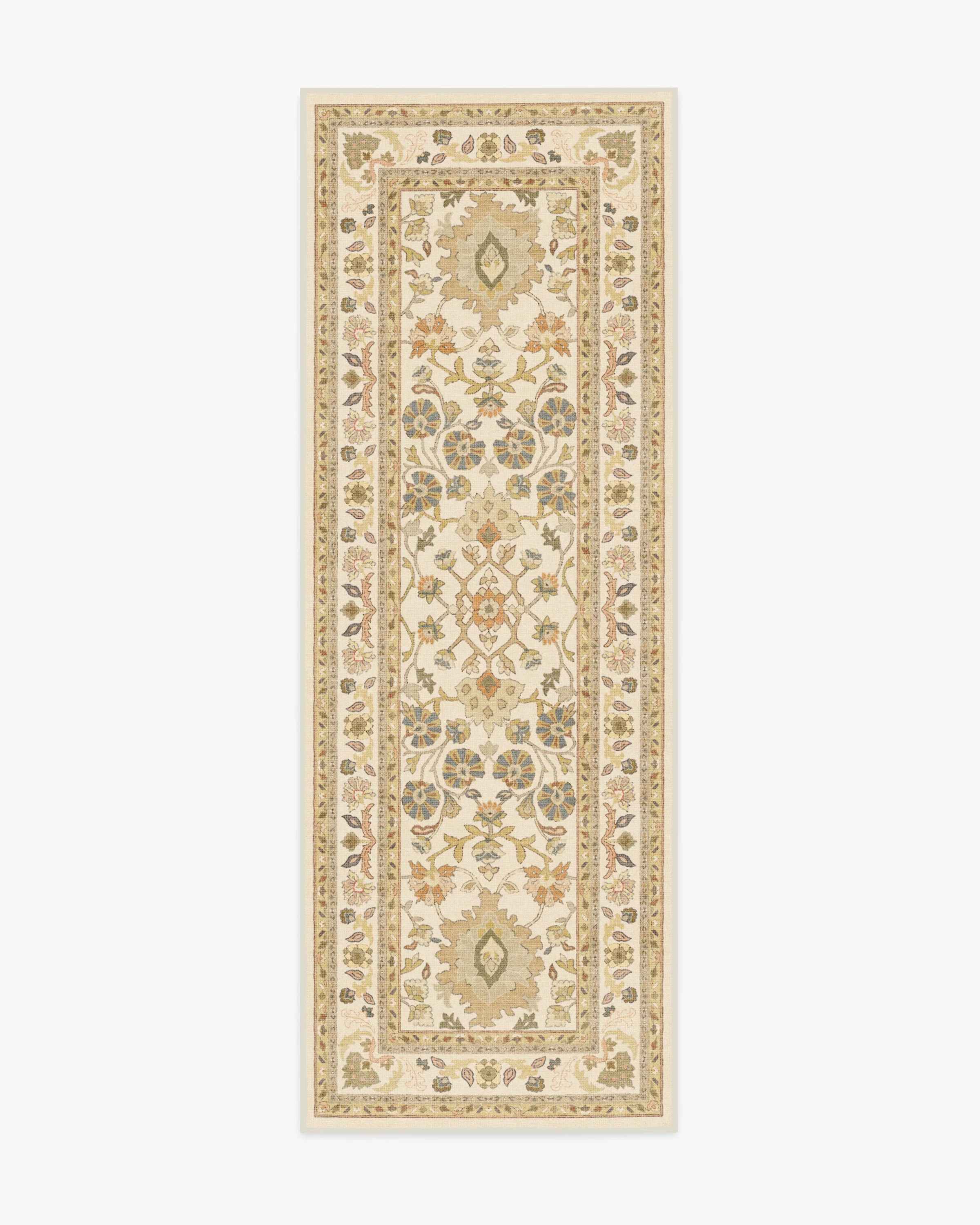 Calabria Cream & Gold Flatwoven Rug - Image 6