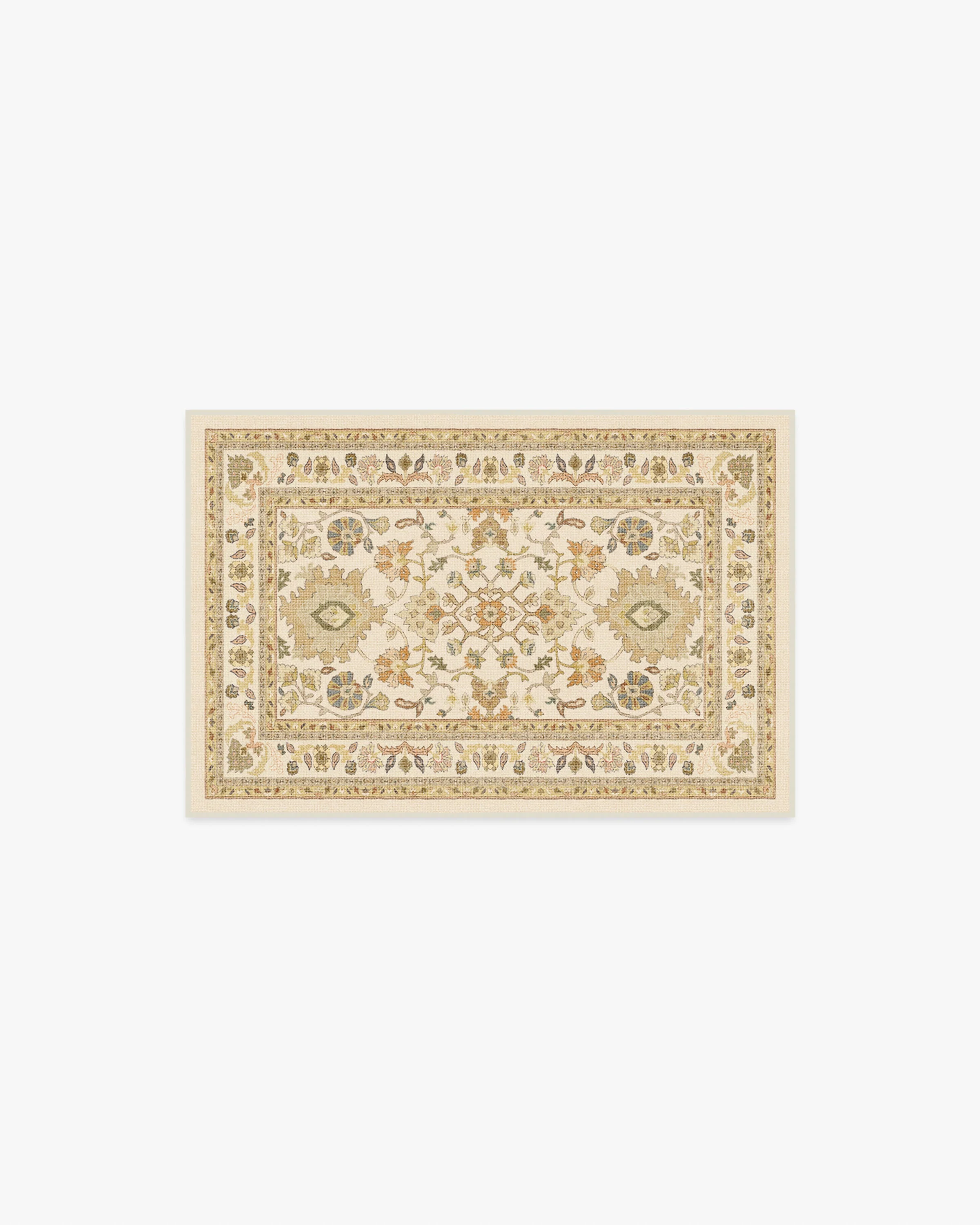 Calabria Cream & Gold Rug - Image 5