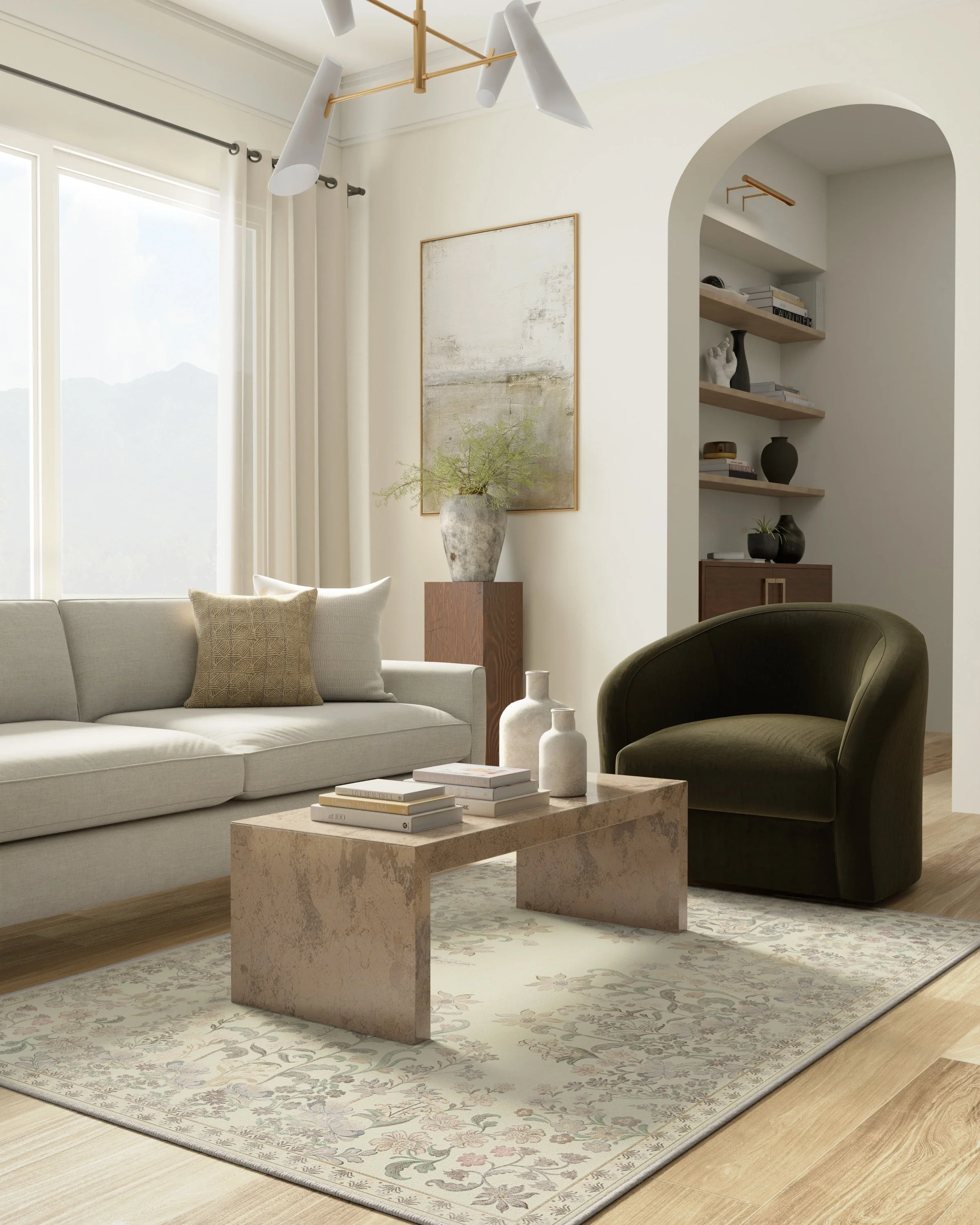 Calla Ivory Flatwoven Rug - Image 9