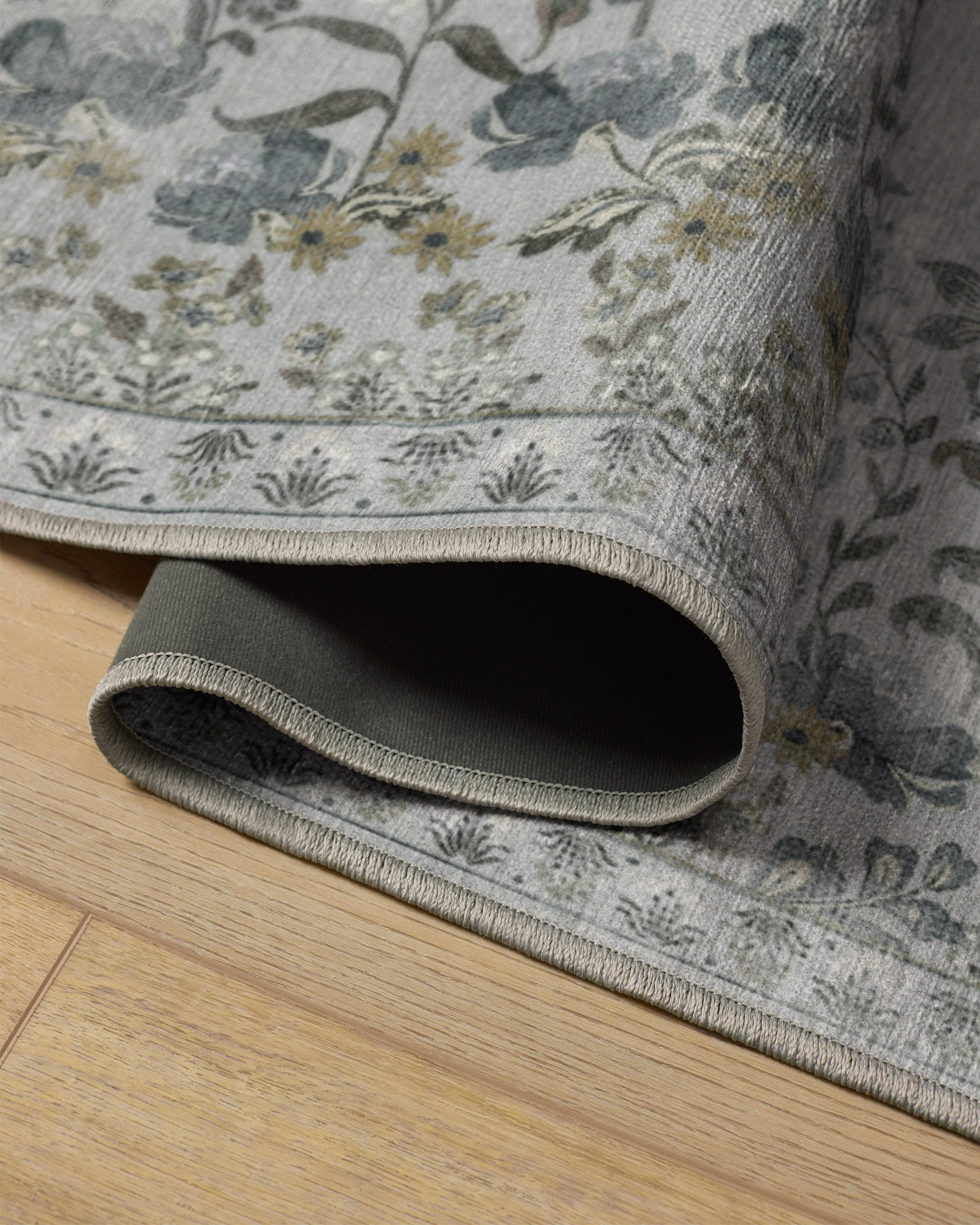 Calla Stone Grey Flatwoven Rug - Image 13
