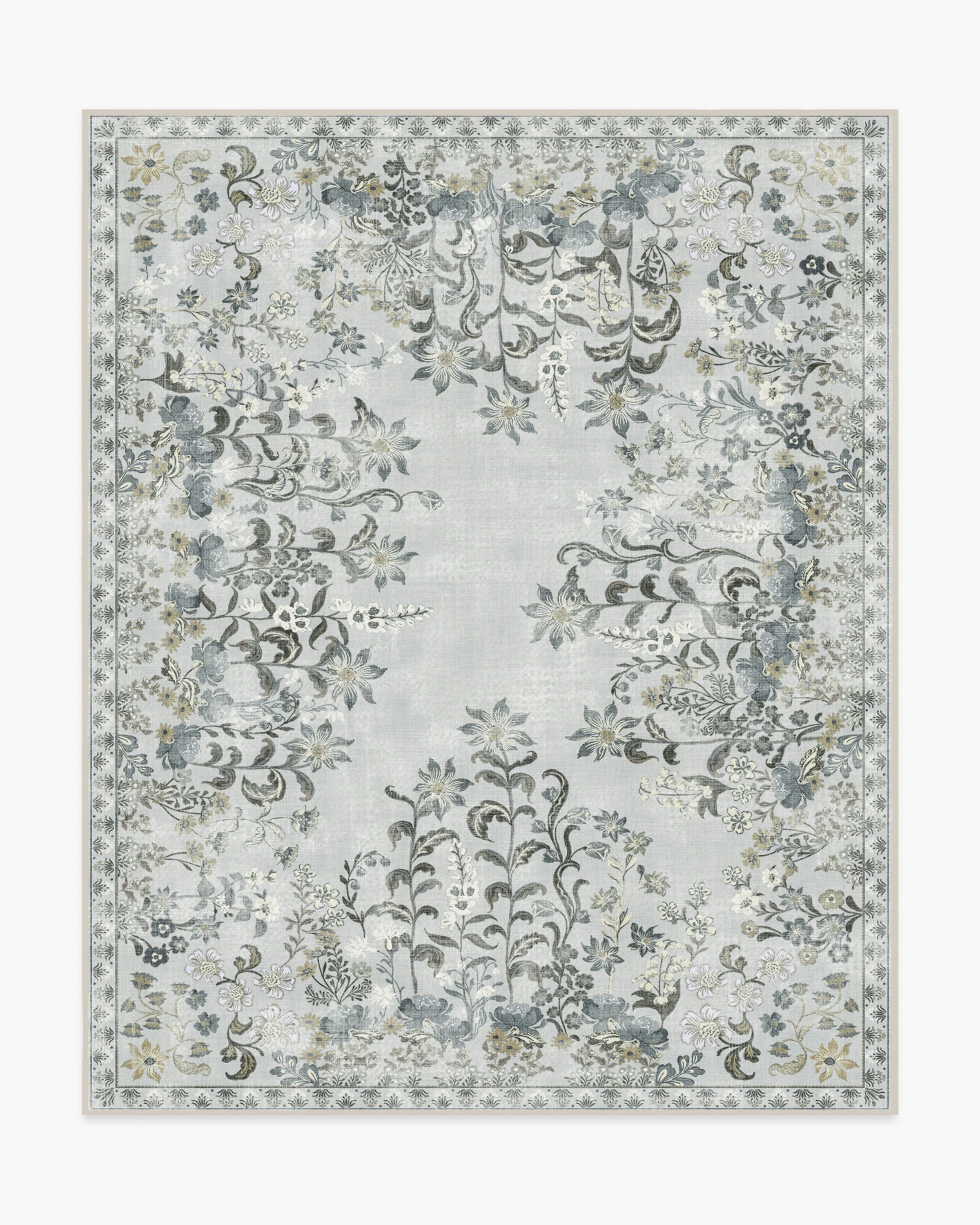 Calla Stone Grey Flatwoven Rug - Image 6