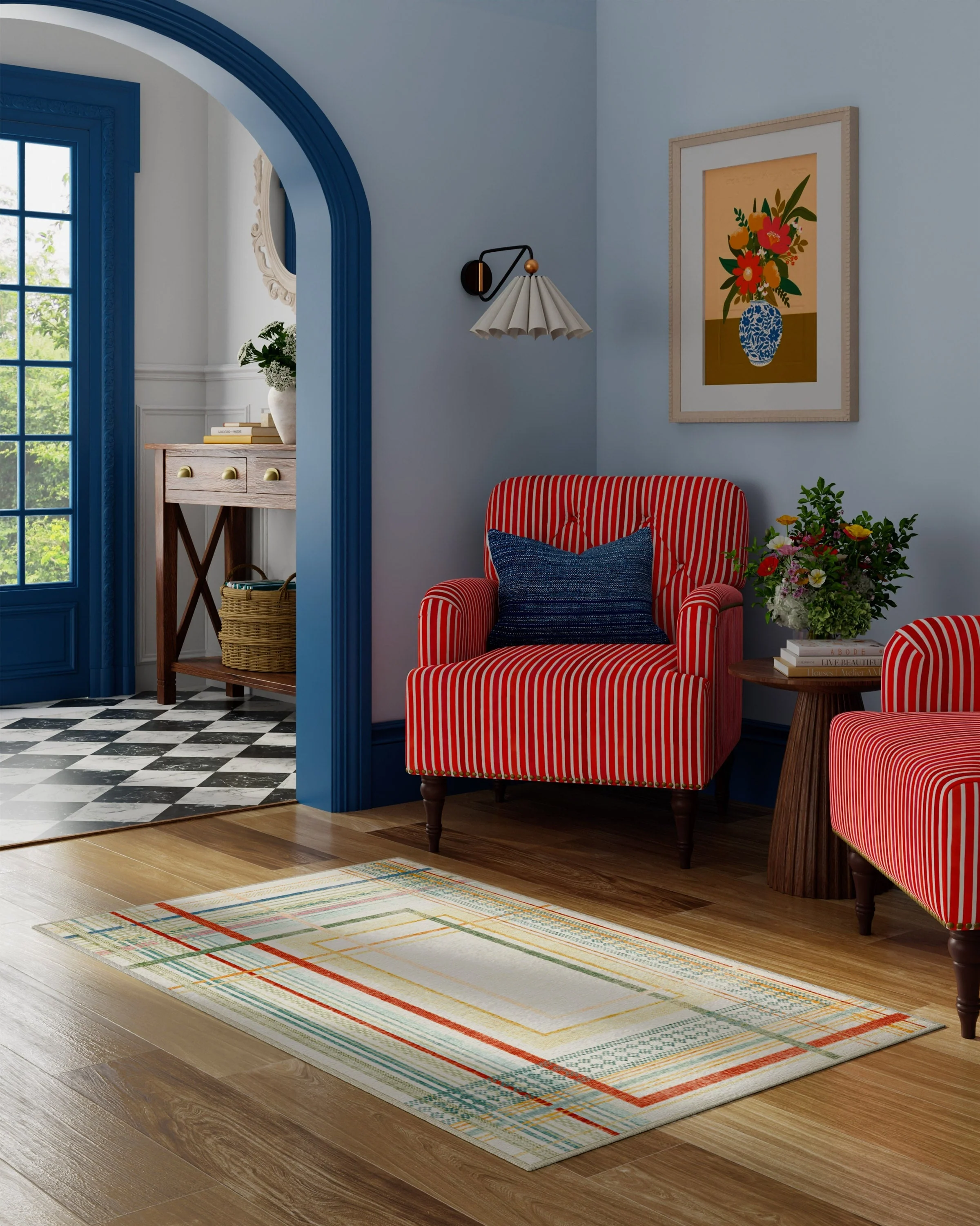 Callie Cream Multicolor Rug - Image 16