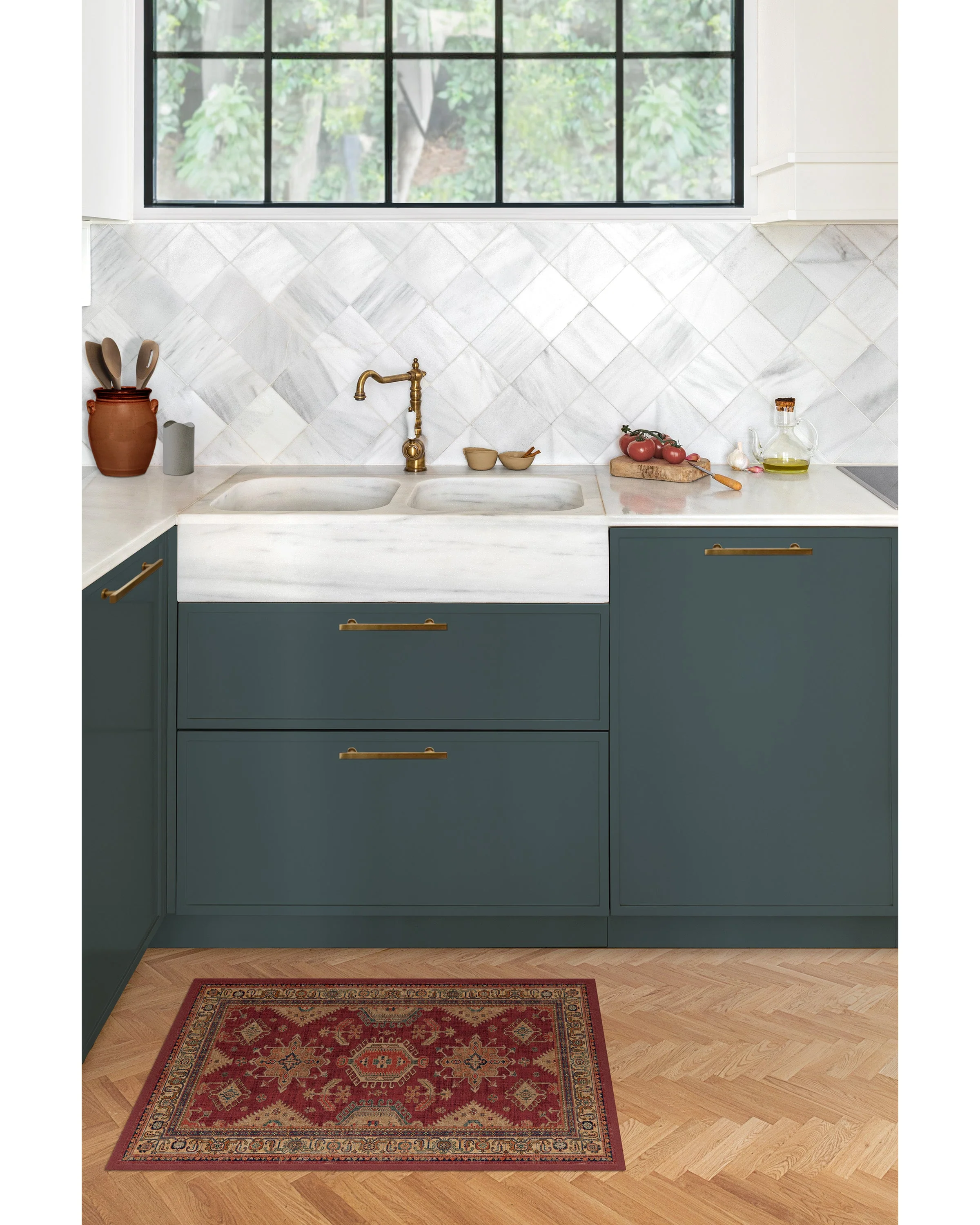 Cambria Ruby Flatwoven Rug - Image 5