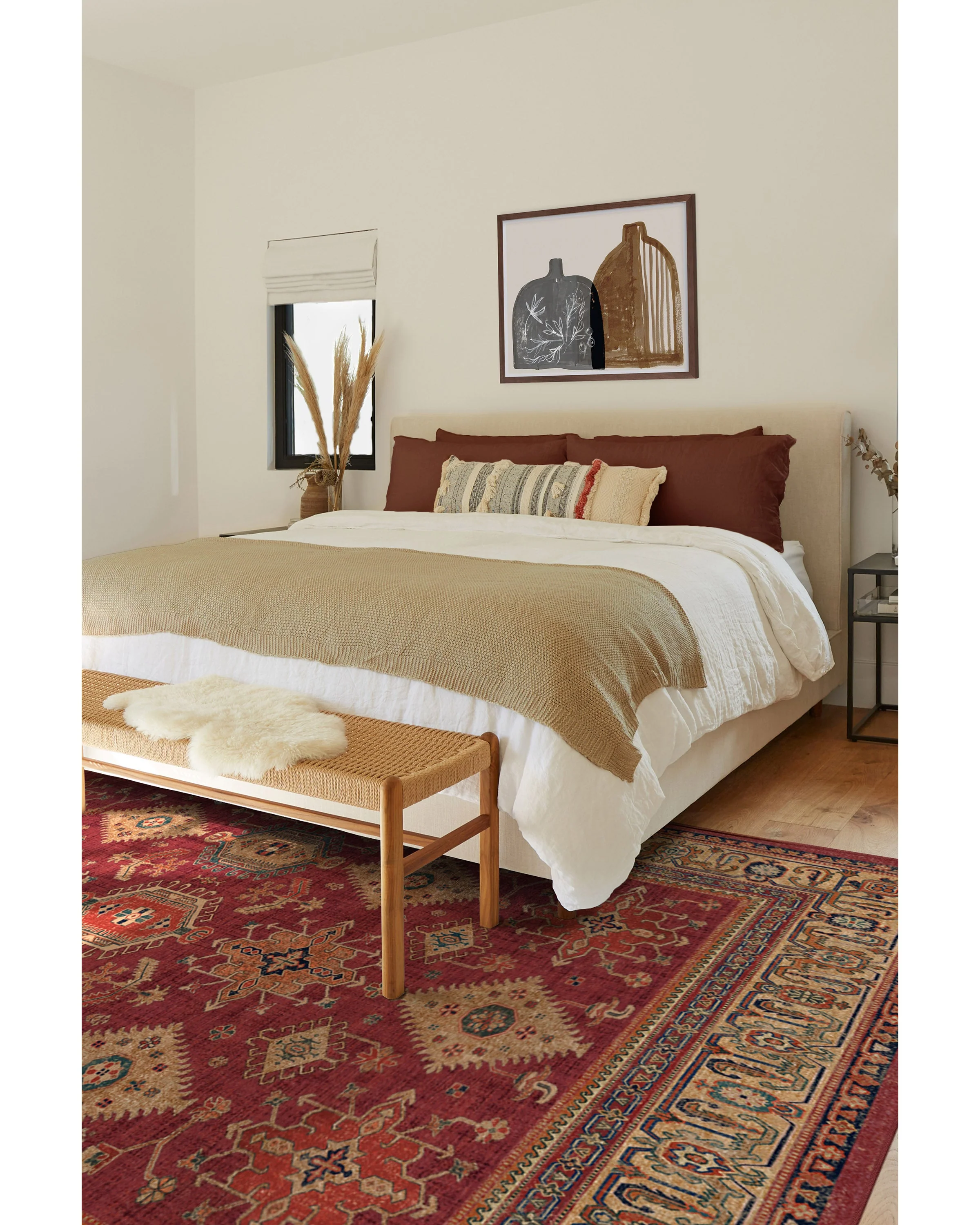 Cambria Ruby Flatwoven Rug - Image 8