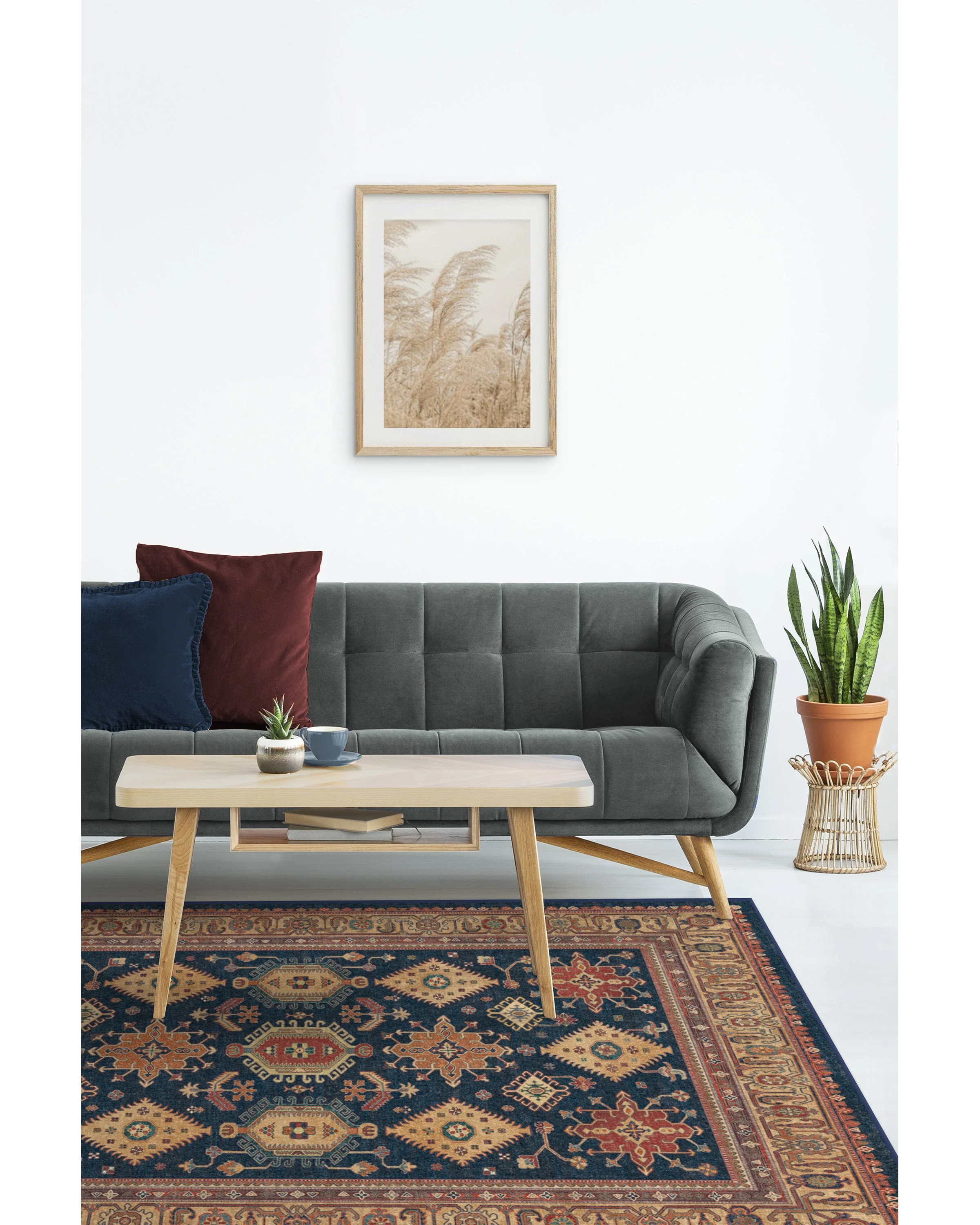 Cambria Sapphire Flatwoven Rug - Image 3