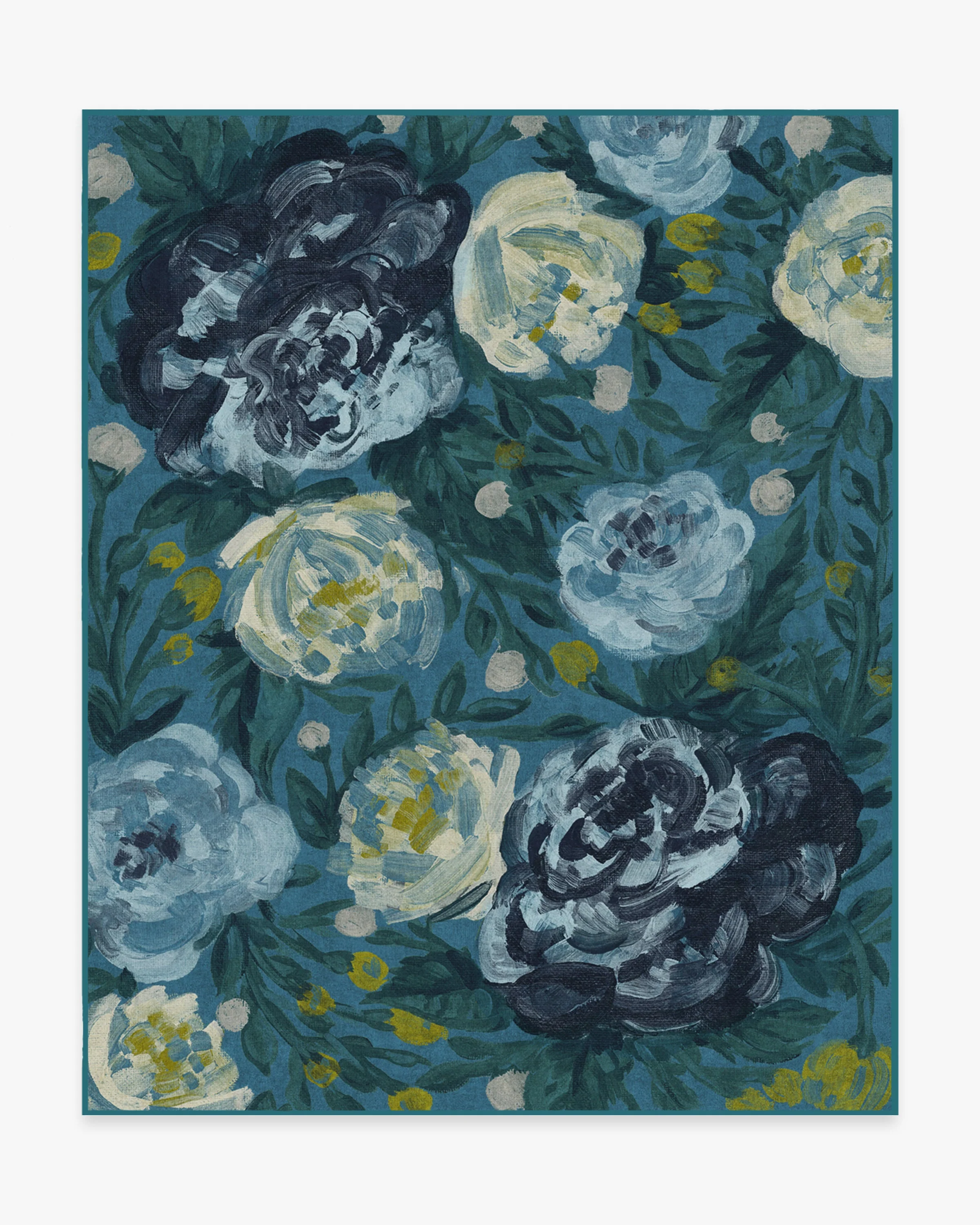 Camellia Midnight Flatwoven Rug - Image 16