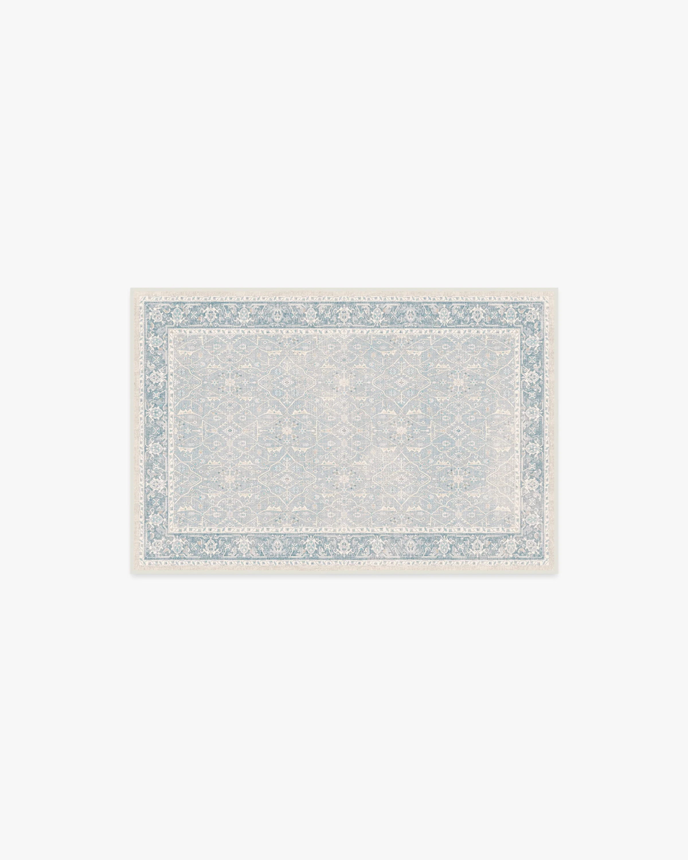 Celestine Soft Blue Flatwoven Rug - Image 9