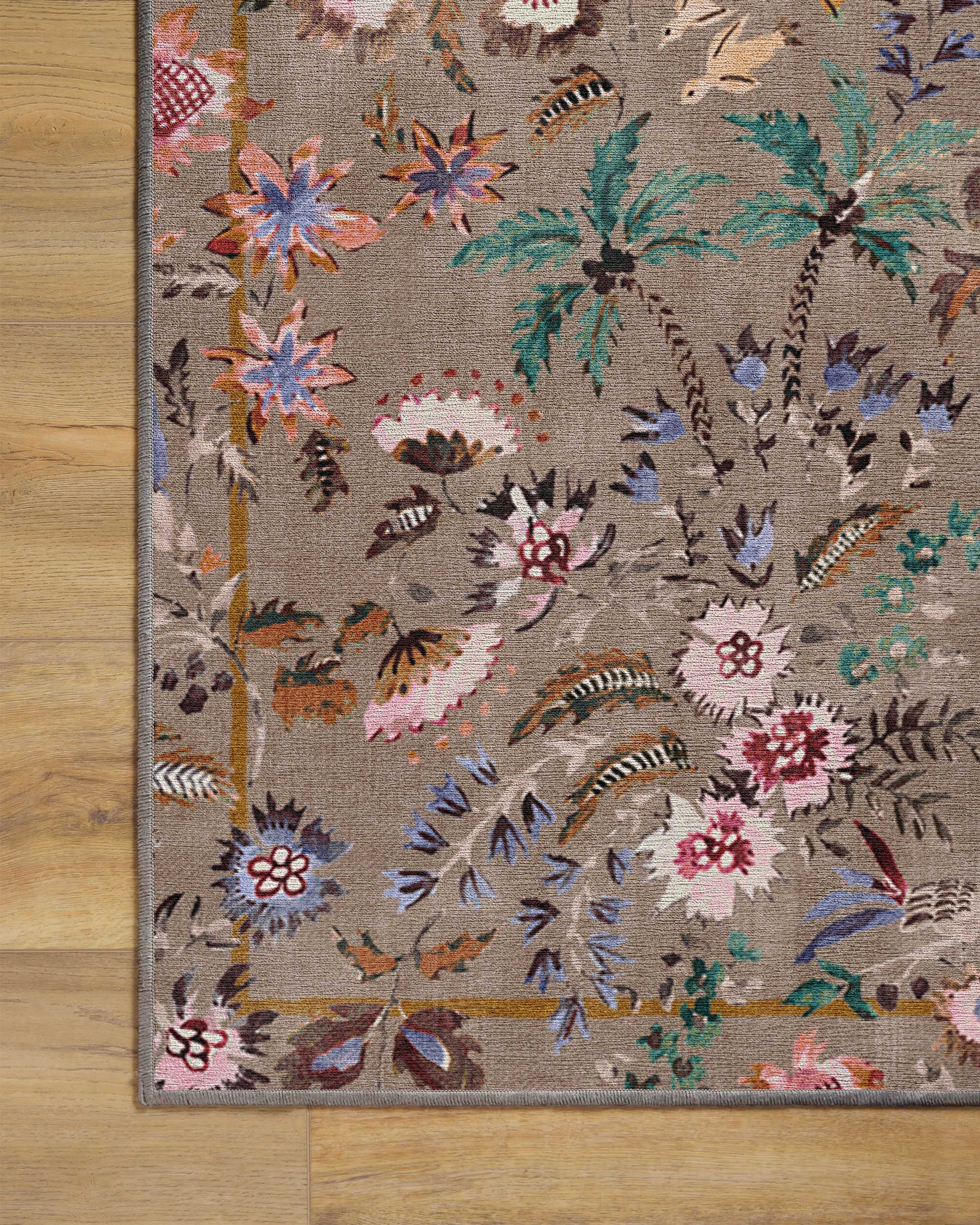 Celine Taupe Multicolor Flatwoven Rug - Image 14