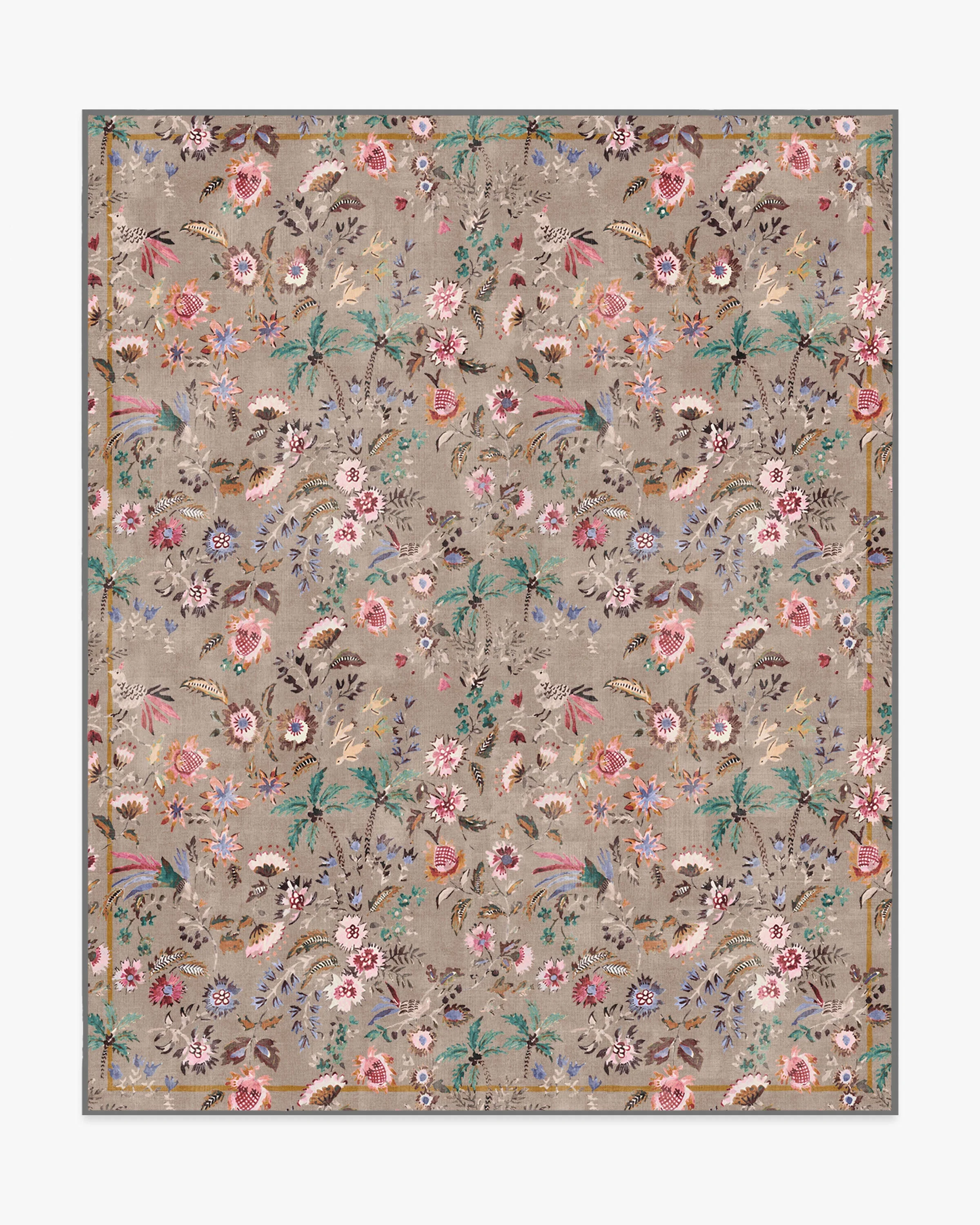 Celine Taupe Multicolor Flatwoven Rug - Image 6