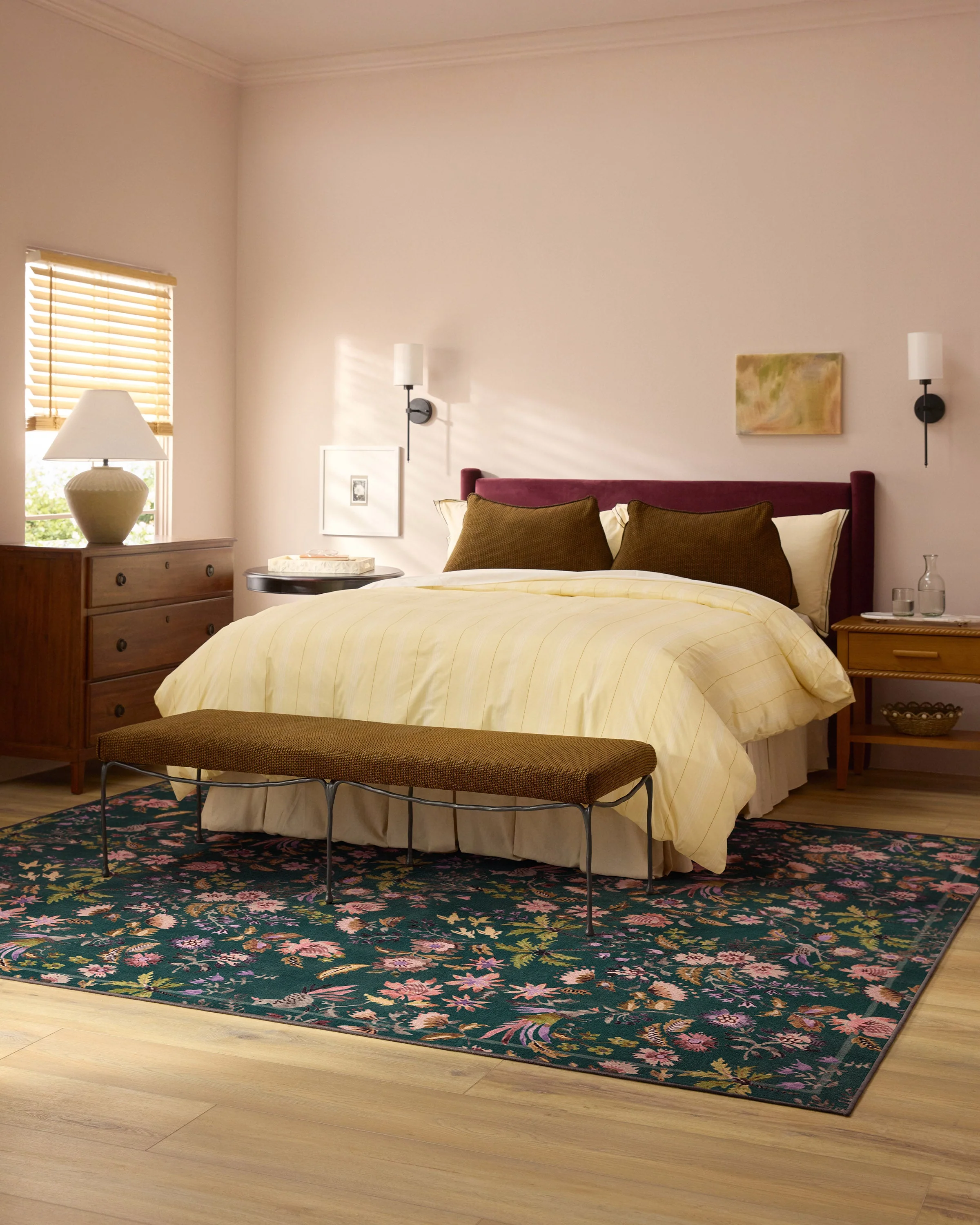 Celine Teal Multicolor Flatwoven Rug - Image 10