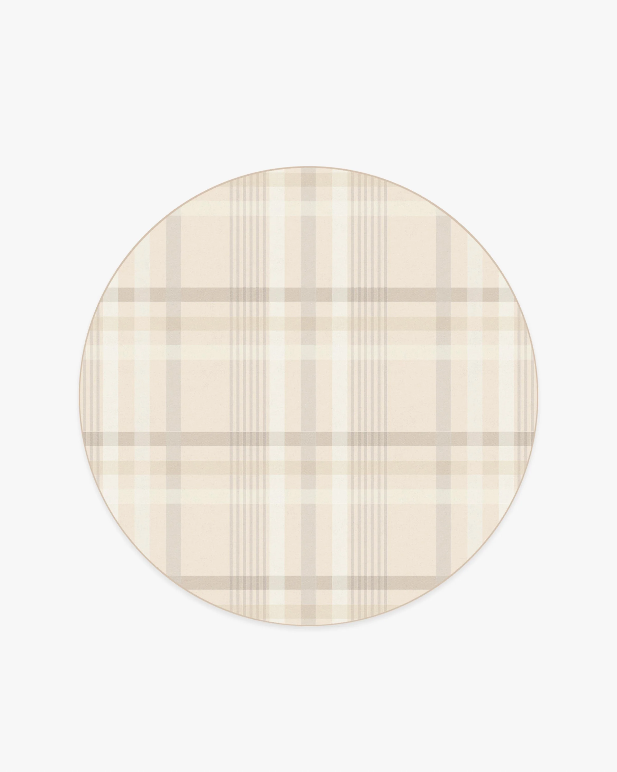 Charming Plaid Neutral Rug - Image 11