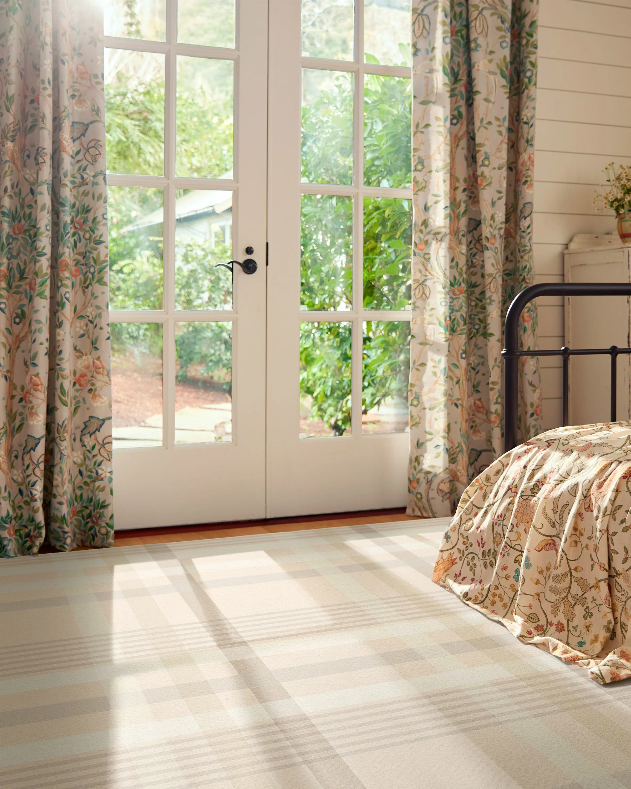 Charming Plaid Neutral Rug - Image 2