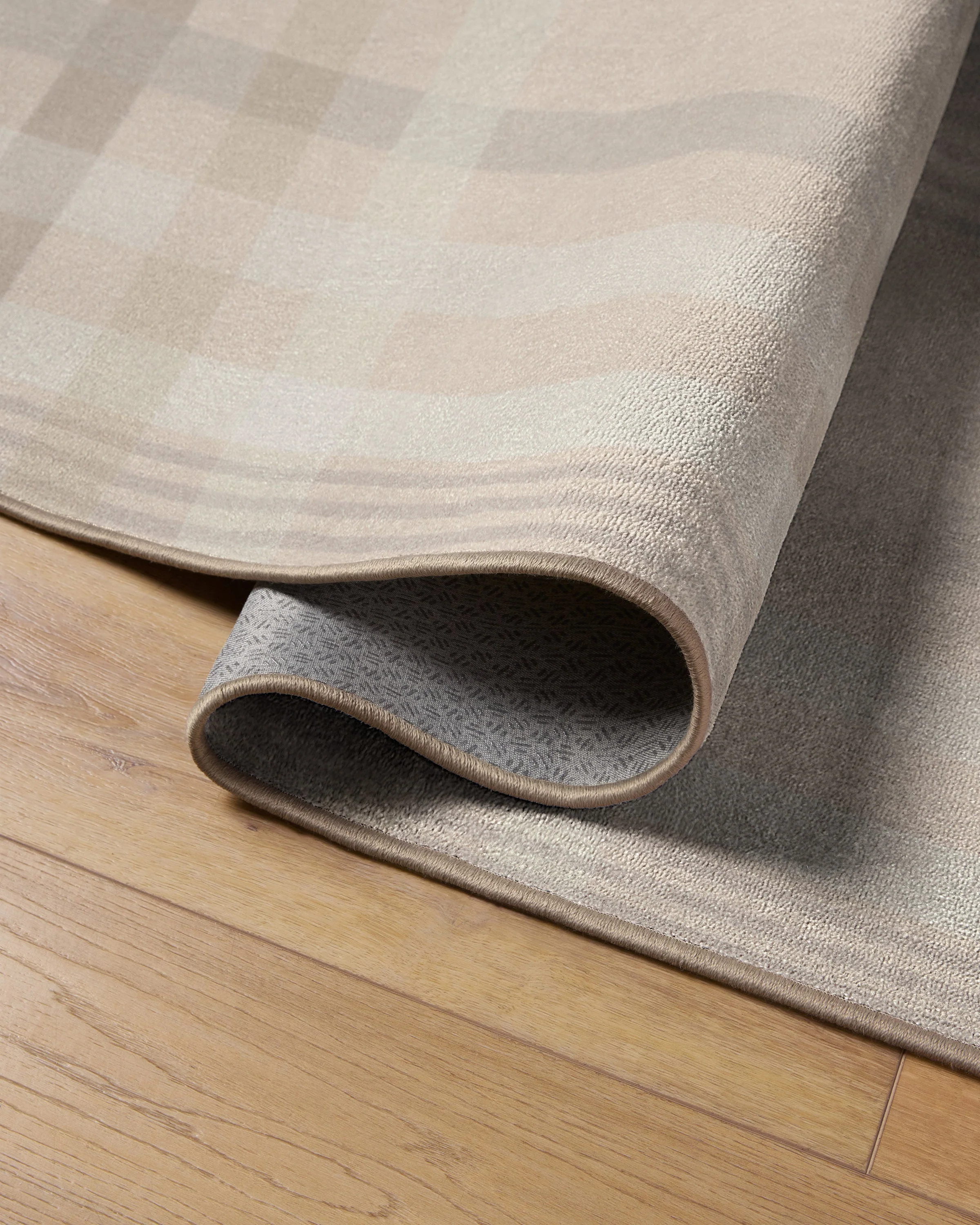 Charming Plaid Neutral Rug - Image 5