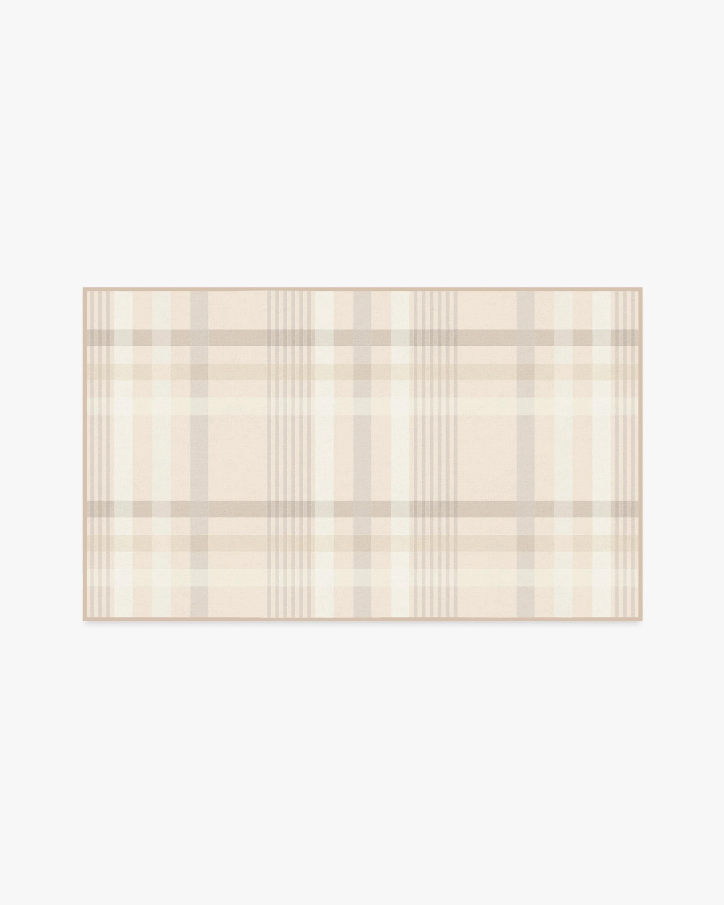 Charming Plaid Neutral Rug - Image 8
