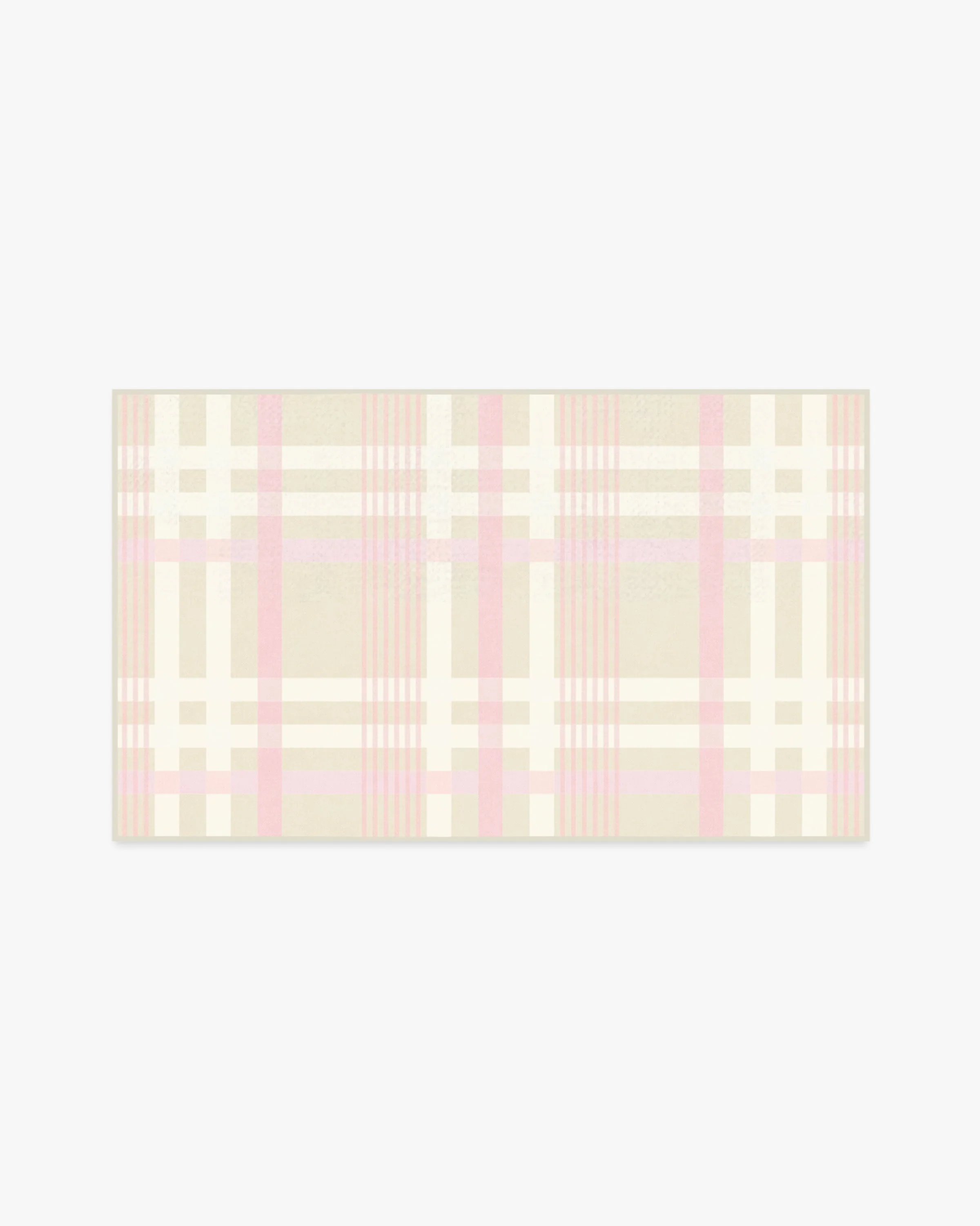 Charming Plaid Pink Rug - Image 8