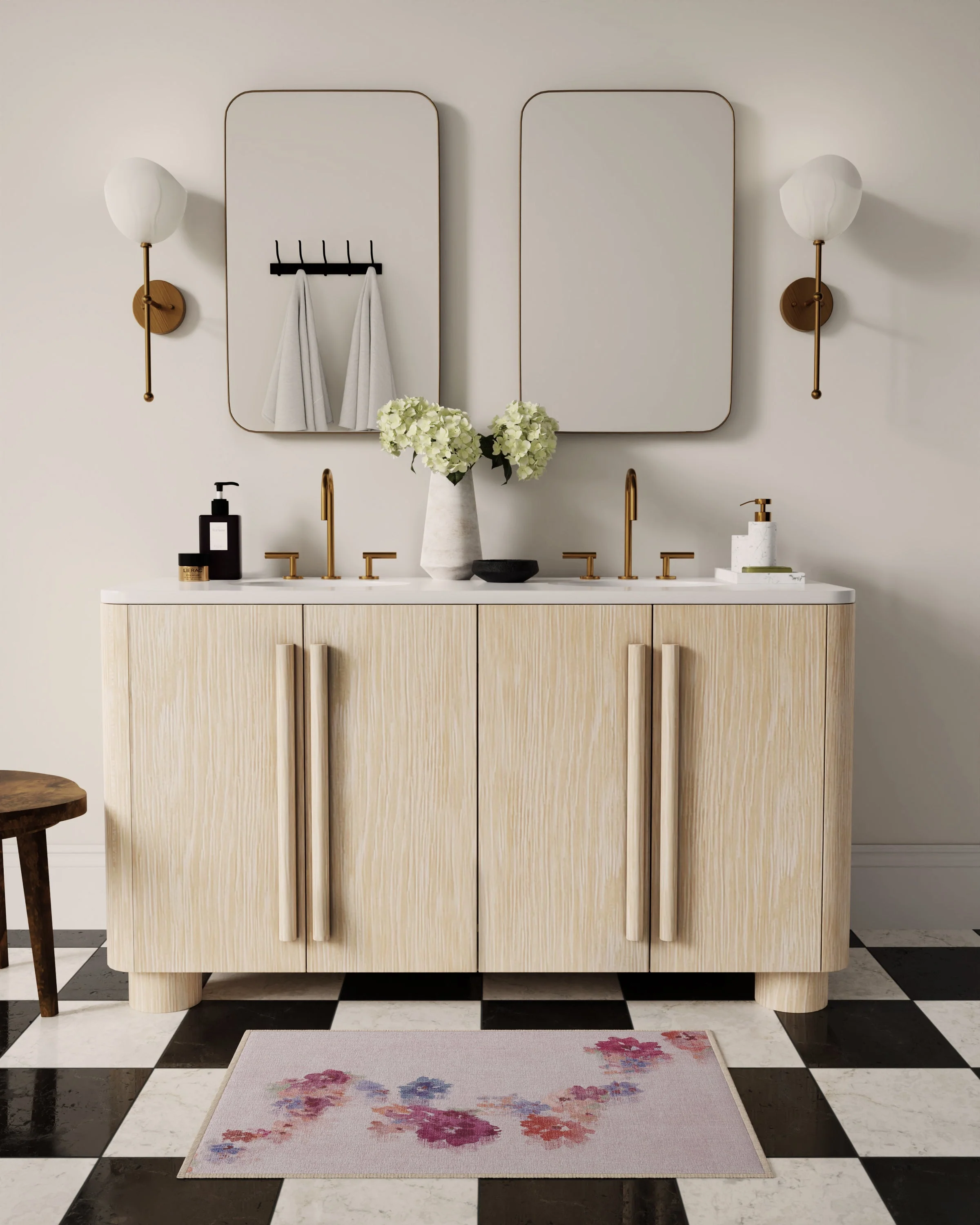 Clara Soft Rose Rug - Image 18