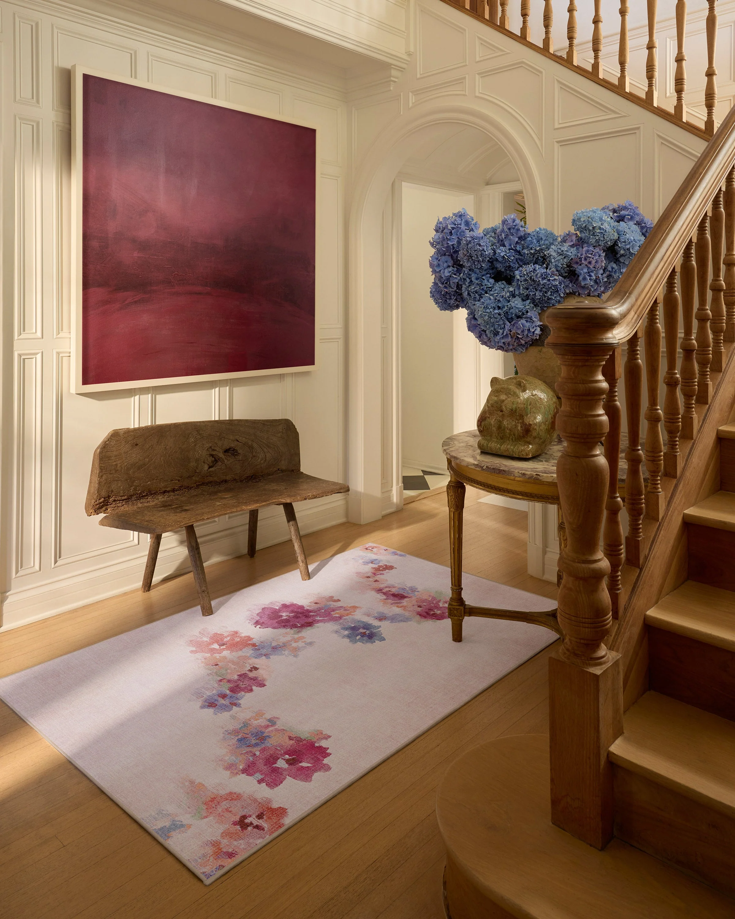 Clara Soft Rose Rug - Image 19