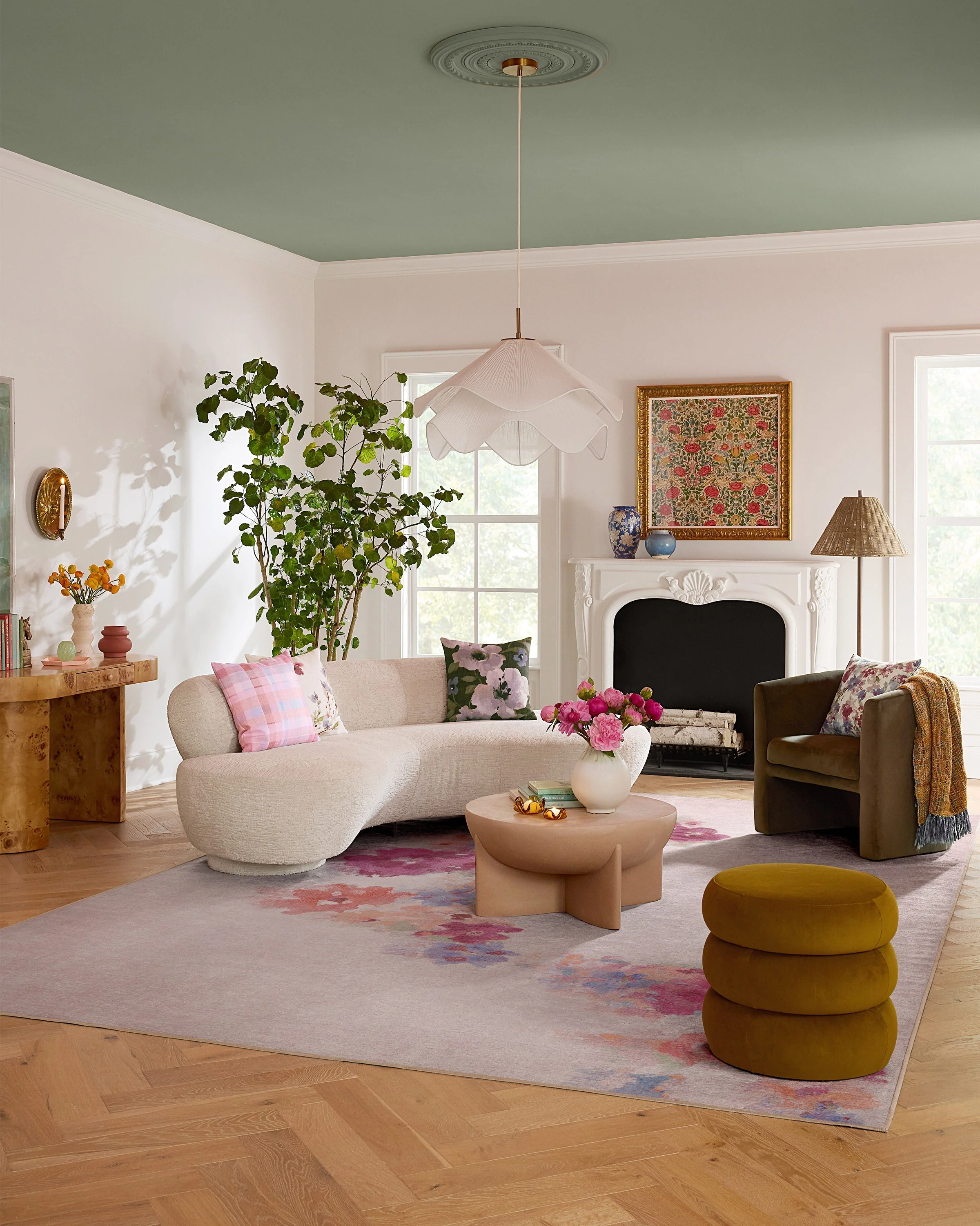 Clara Soft Rose Rug - Image 21
