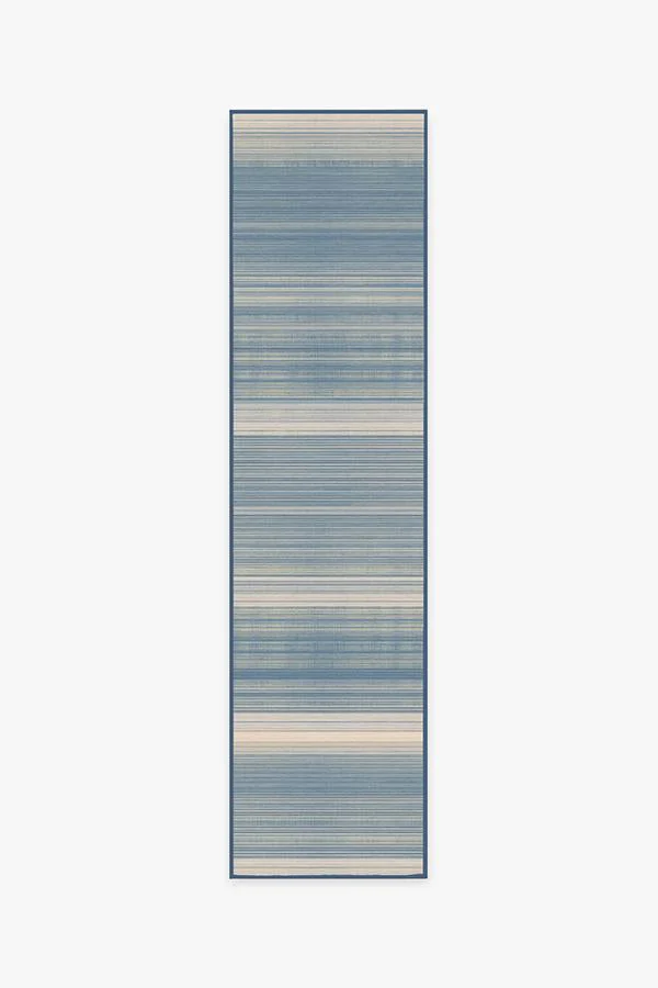 Coastal Linear Stripe Slate Rug - Image 4