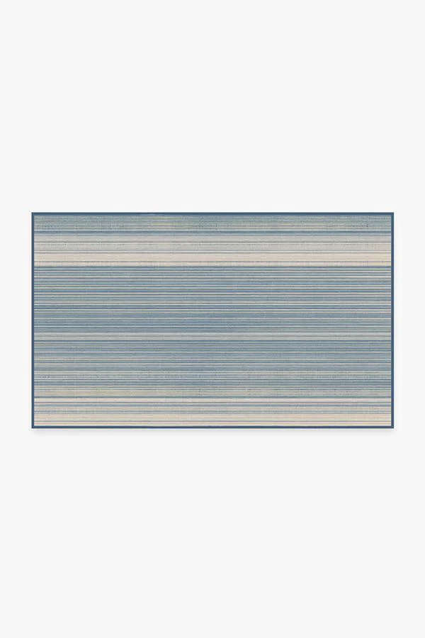 Coastal Linear Stripe Slate Rug - Image 5