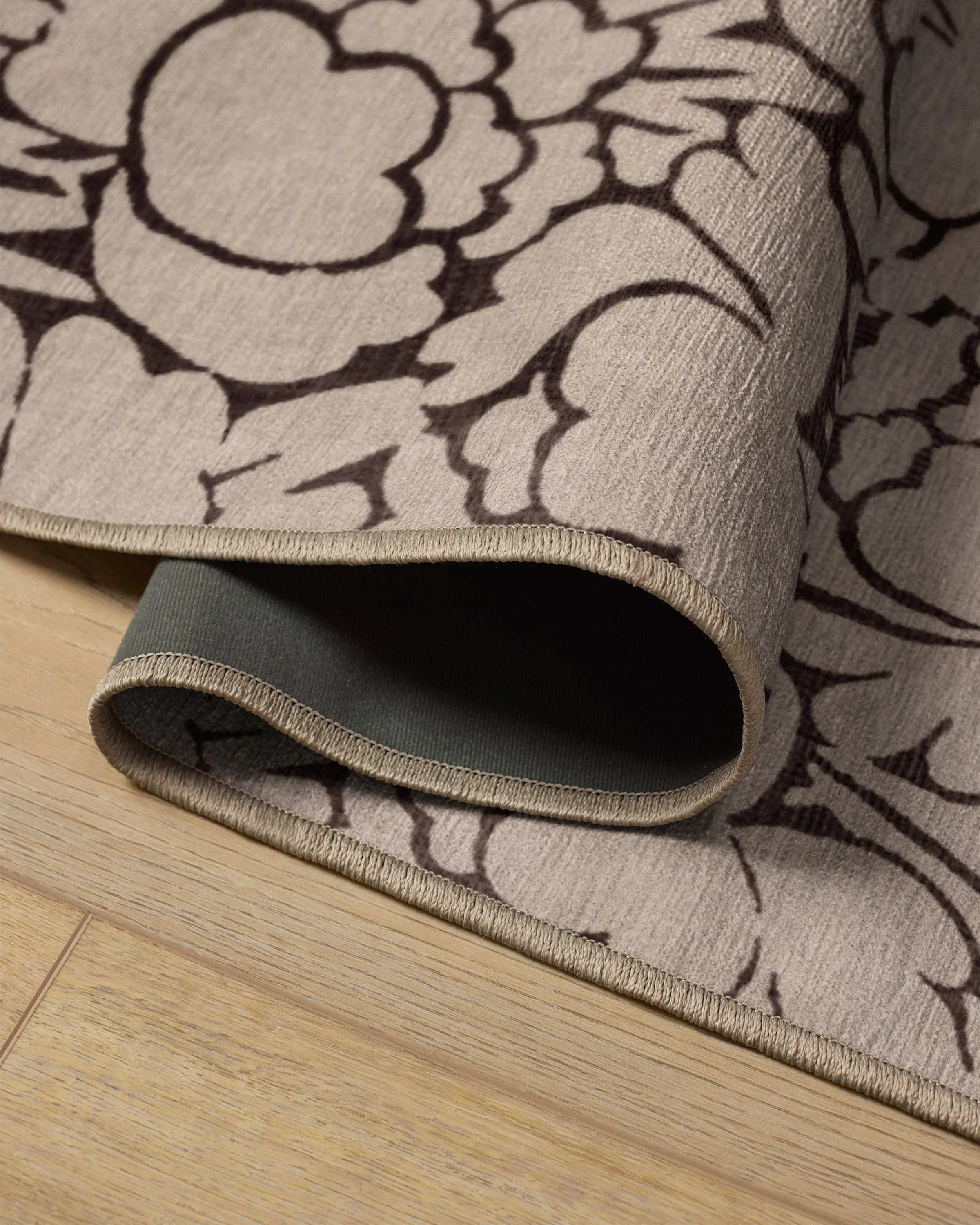 Corrine Natural & Charcoal Flatwoven Rug - Image 13