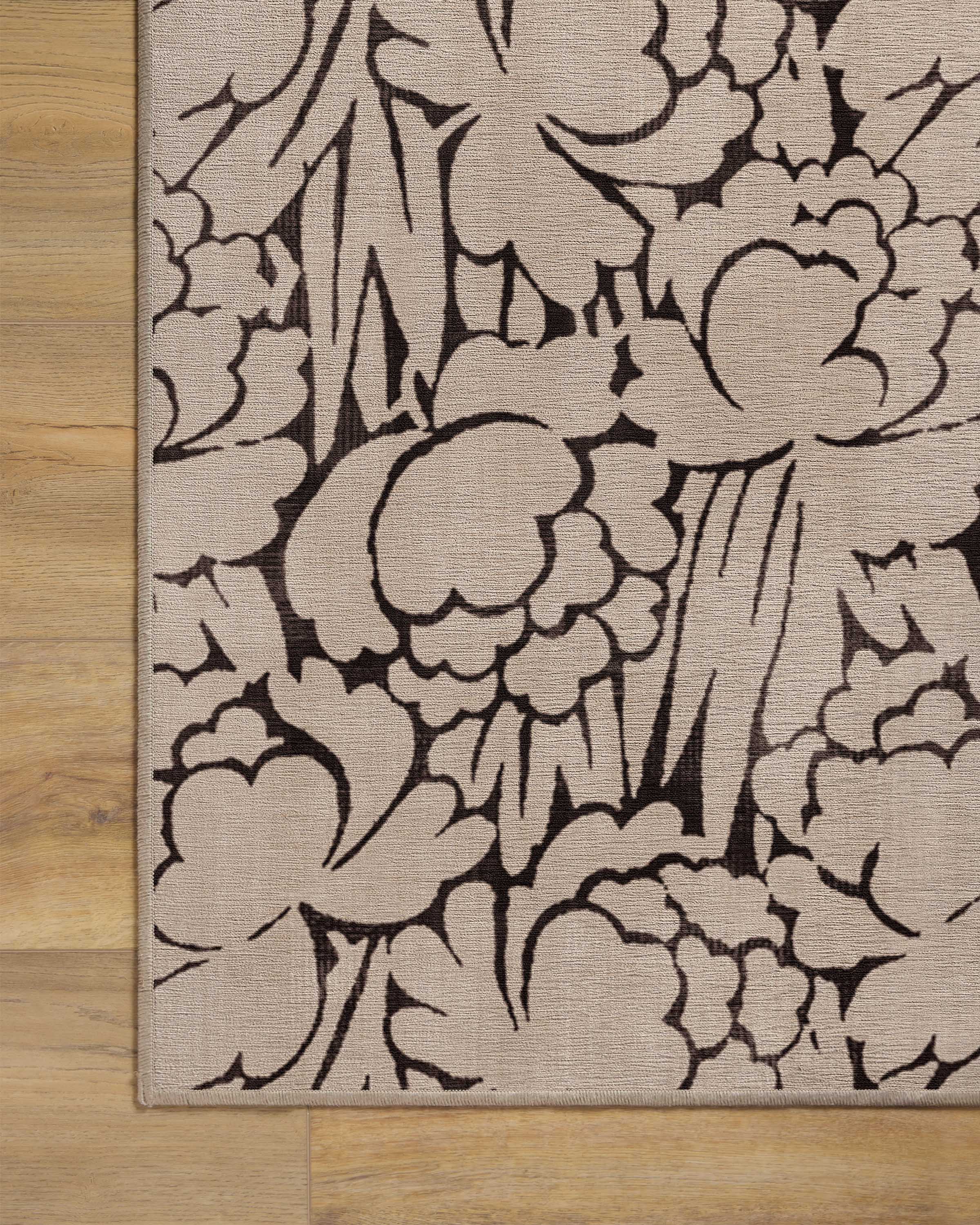 Corrine Natural & Charcoal Flatwoven Rug - Image 14