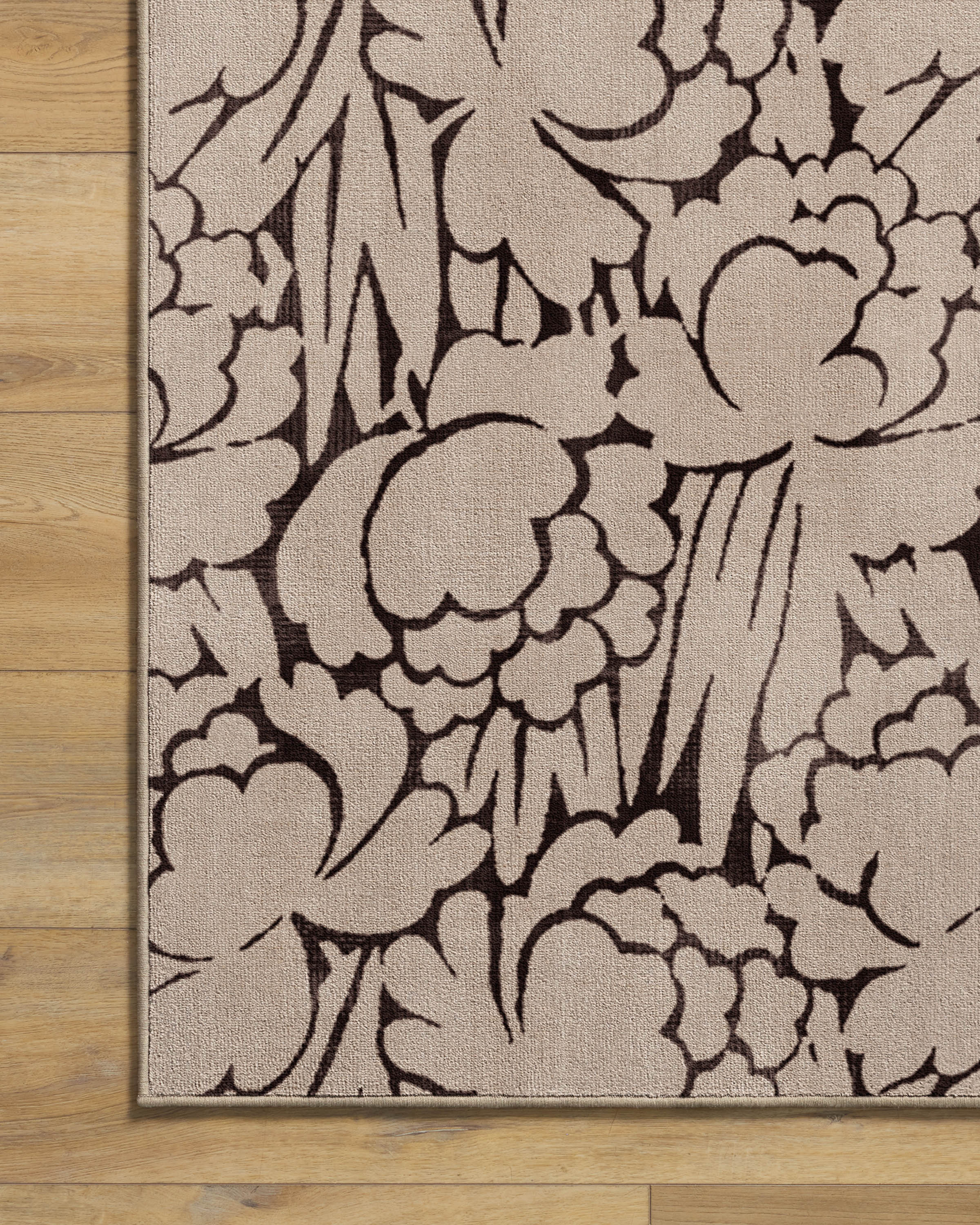 Corrine Natural & Charcoal Rug - Image 14
