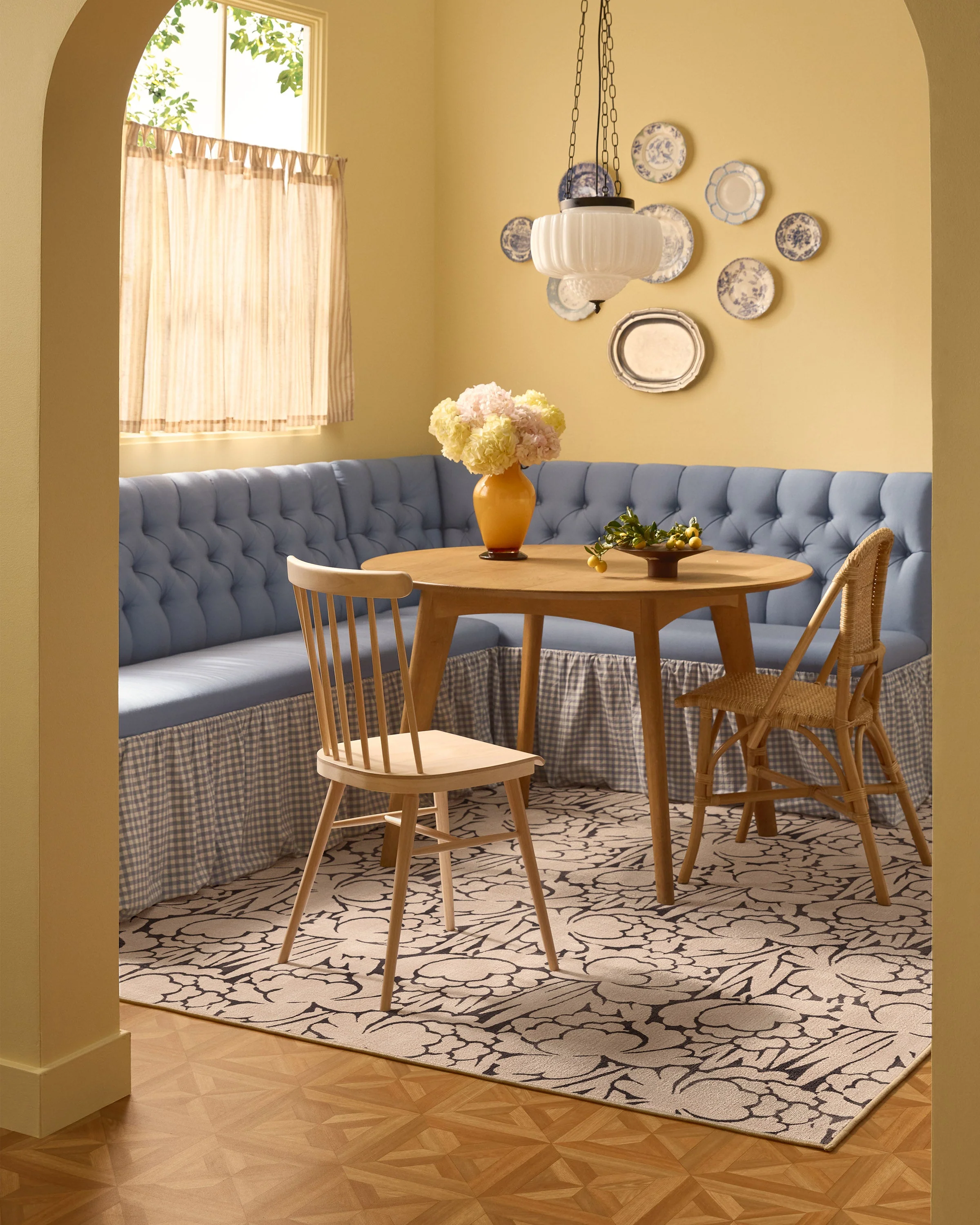 Corrine Natural & Charcoal Rug - Image 9