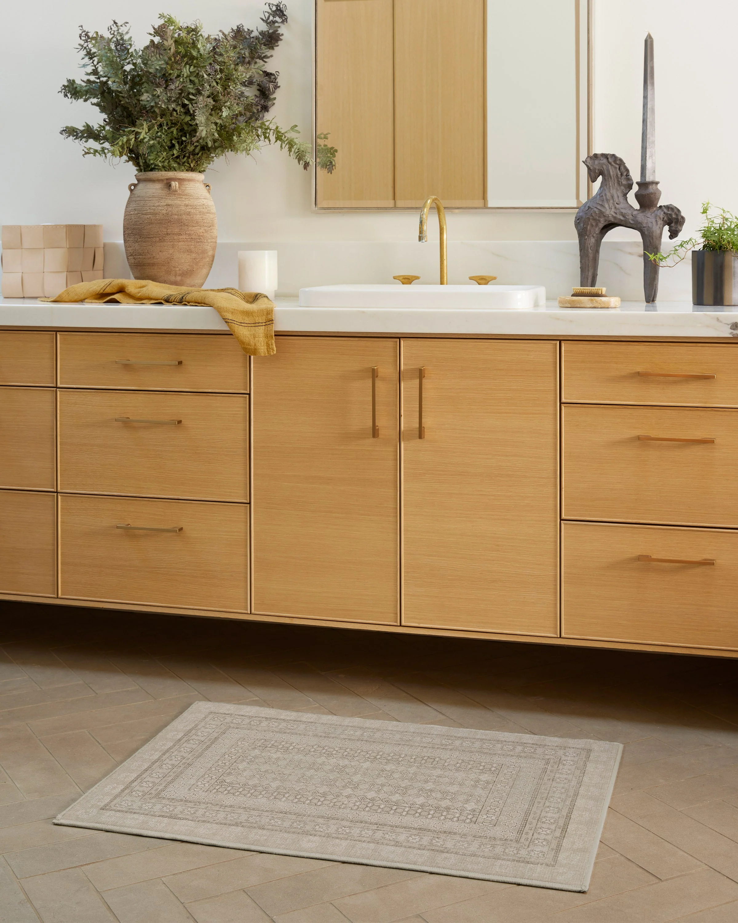 Cyrus Beige Ivory Flatwoven Rug - Image 15
