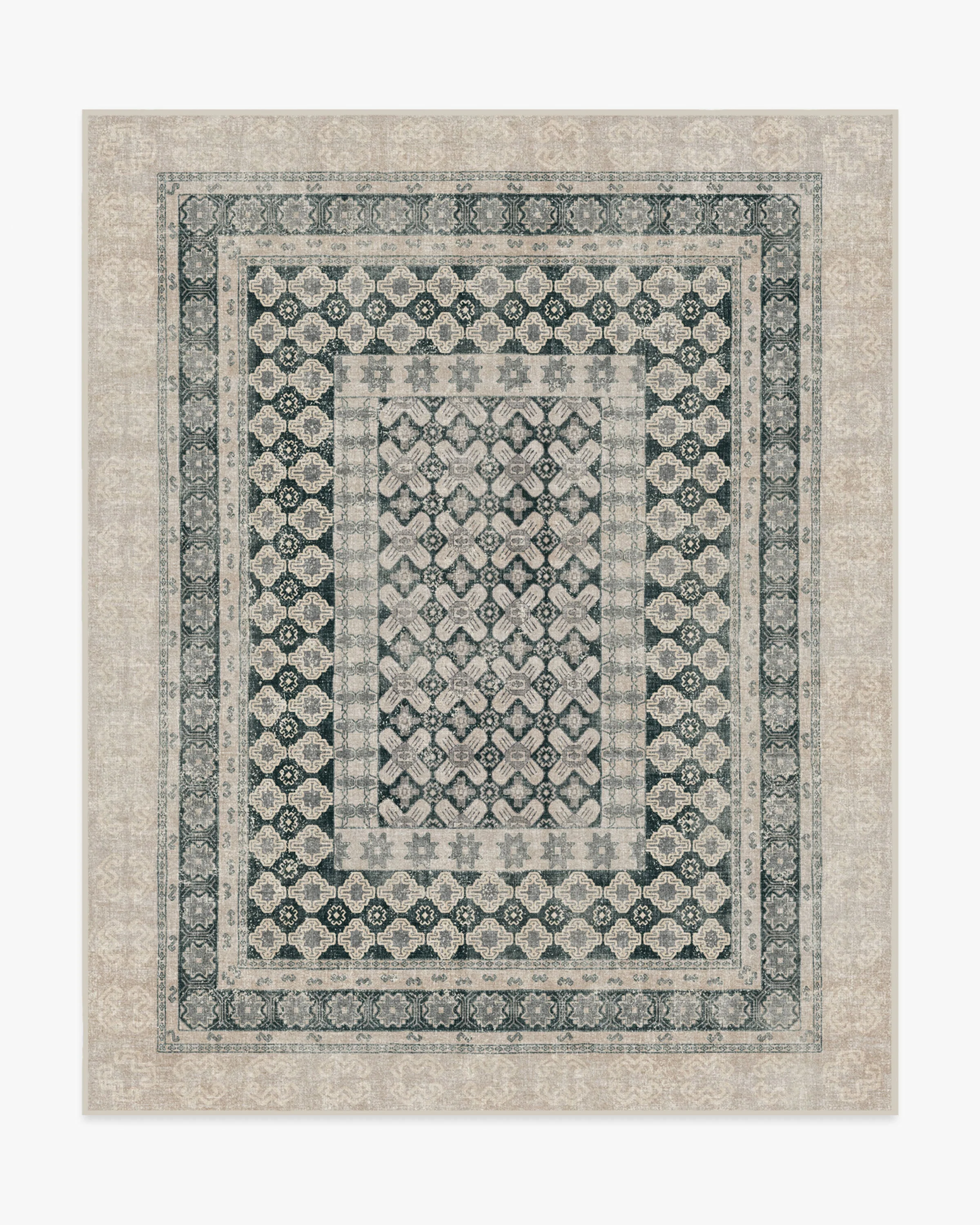 Cyrus Taupe & Soft Charcoal Flatwoven Rug - Image 10