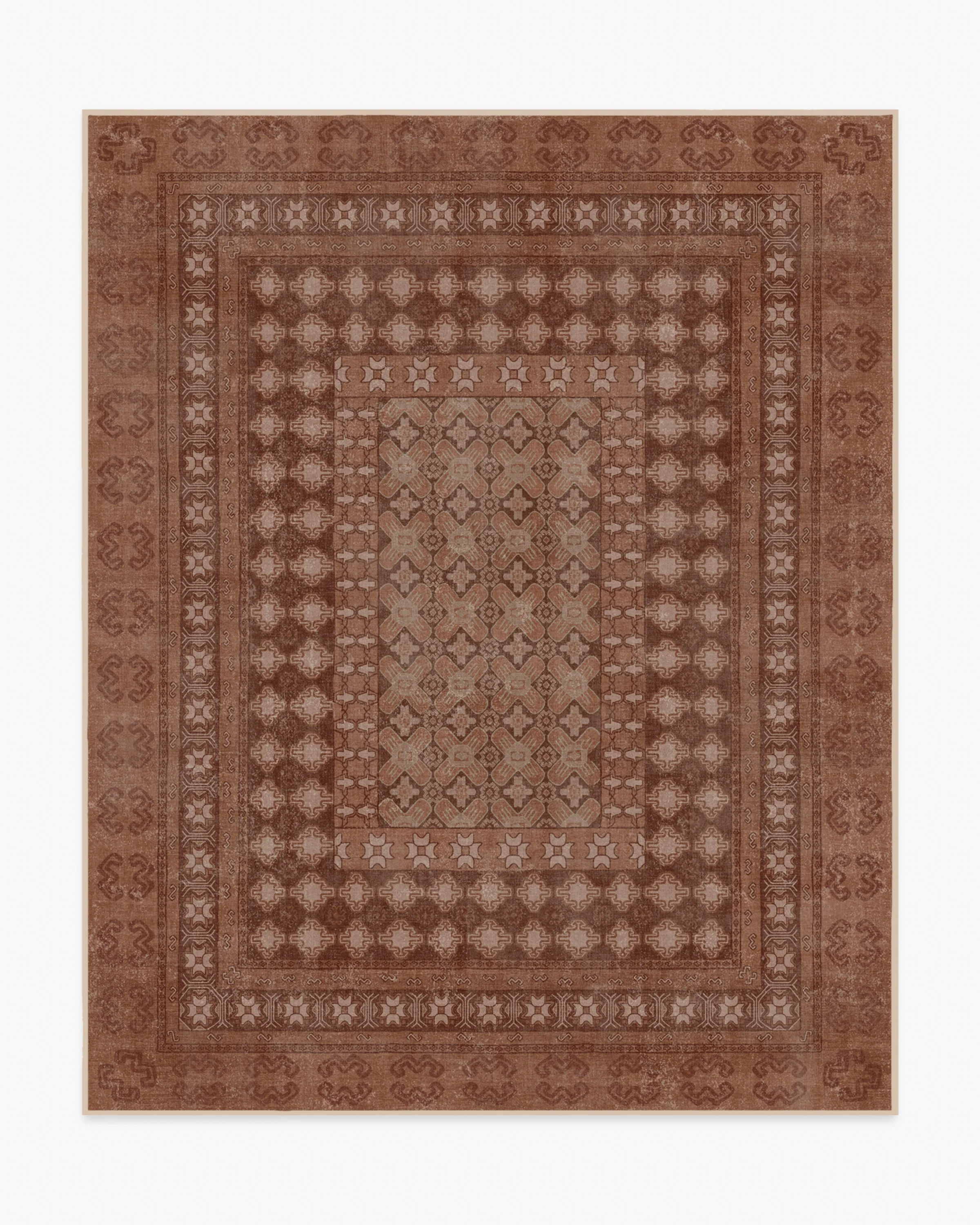 Cyrus Terracotta Flatwoven Rug - Image 10