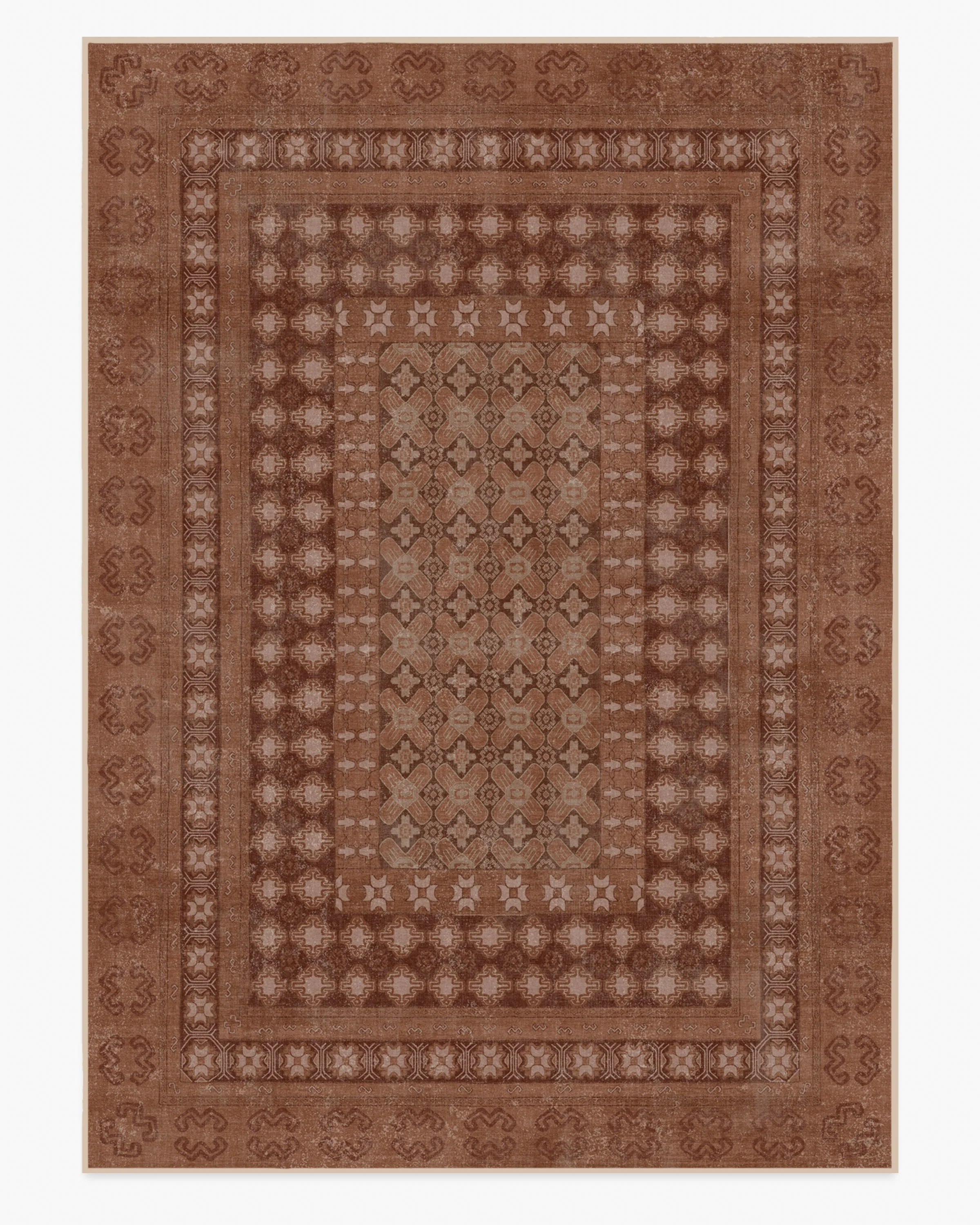 Cyrus Terracotta Flatwoven Rug - Image 13