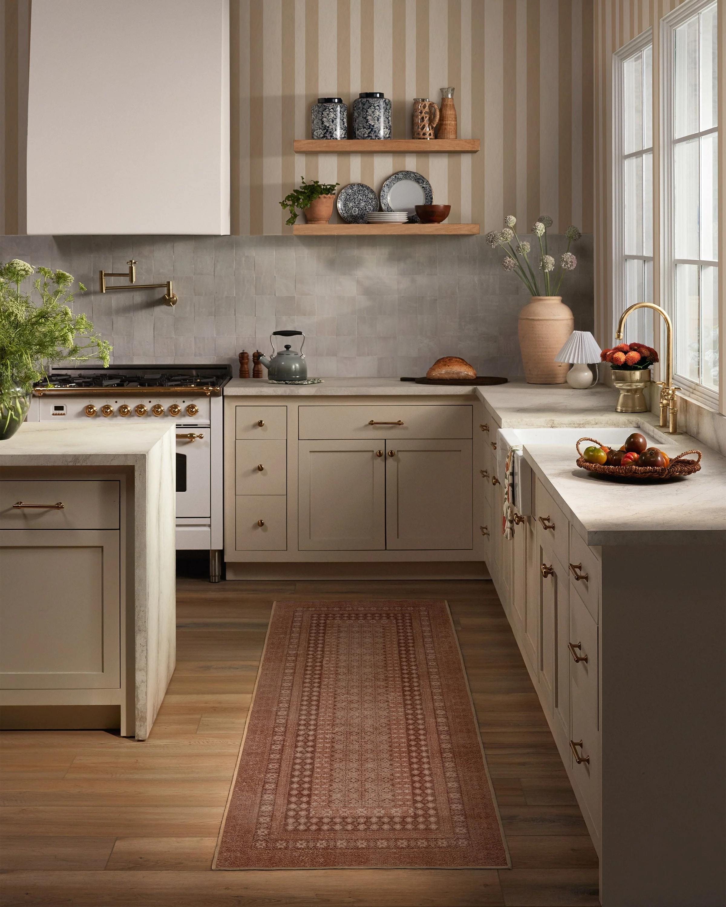 Cyrus Terracotta Flatwoven Rug - Image 14