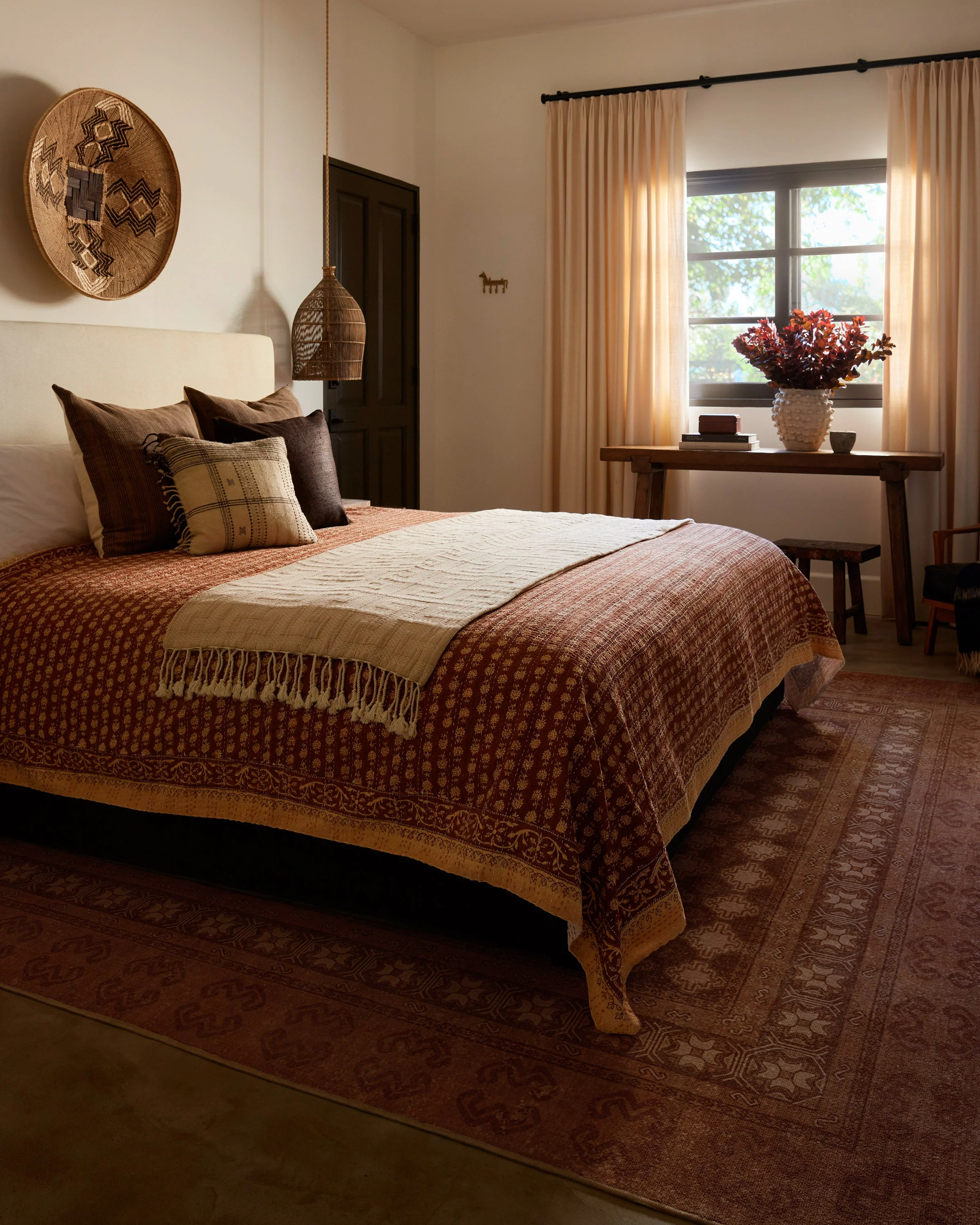 Cyrus Terracotta Flatwoven Rug - Image 15