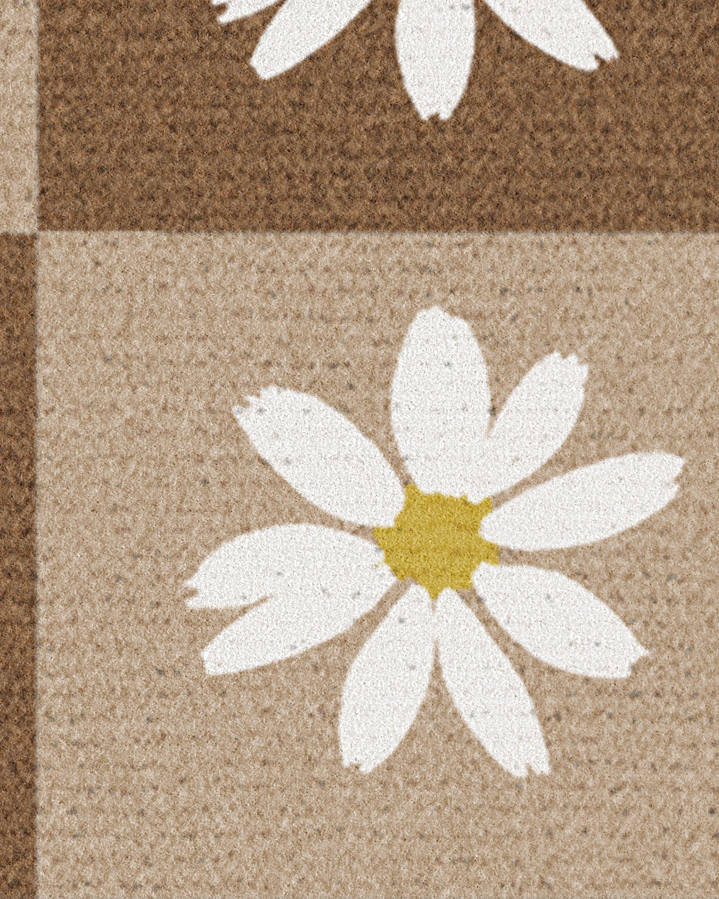 Daisy Check Ivory Large Doormat - Image 3