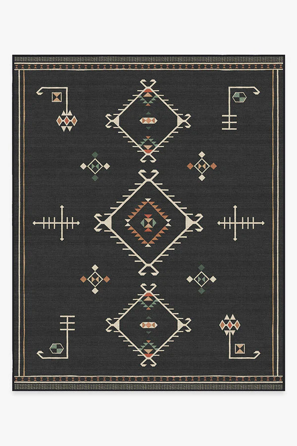 Damali Black Multicolor Outdoor Rug - Image 8