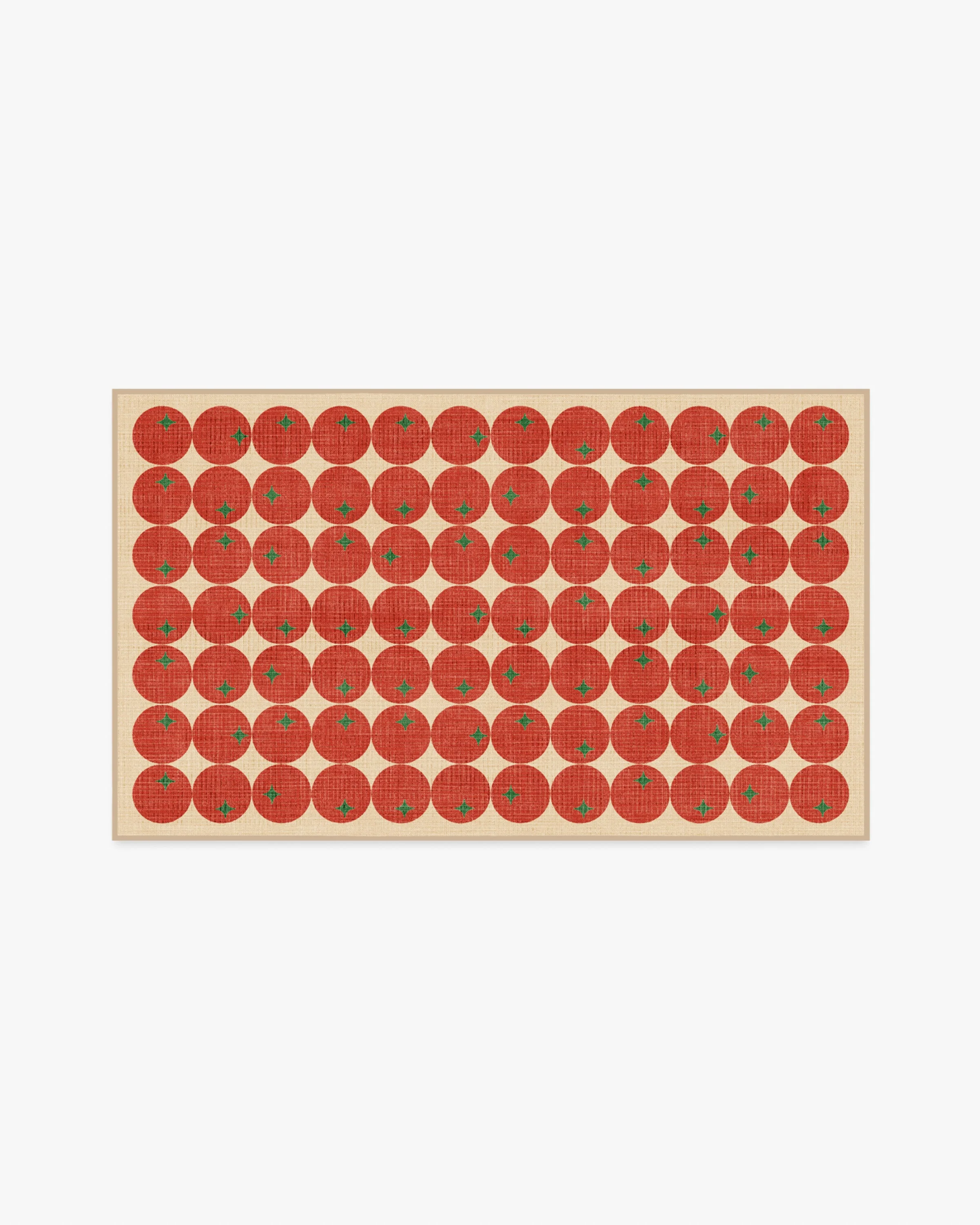 Pomodoro All-Over 3x5 Re-Jute Rug by Dan Pelosi