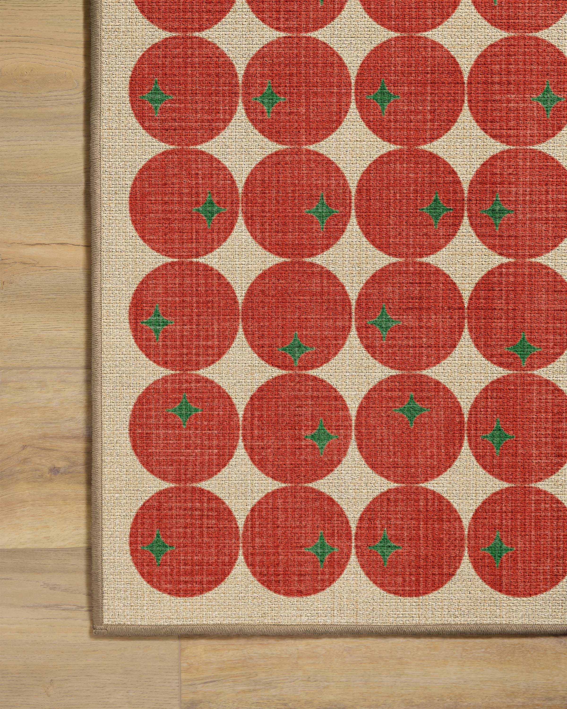 Pomodoro All-Over 3x5 Re-Jute Rug by Dan Pelosi - Image 7