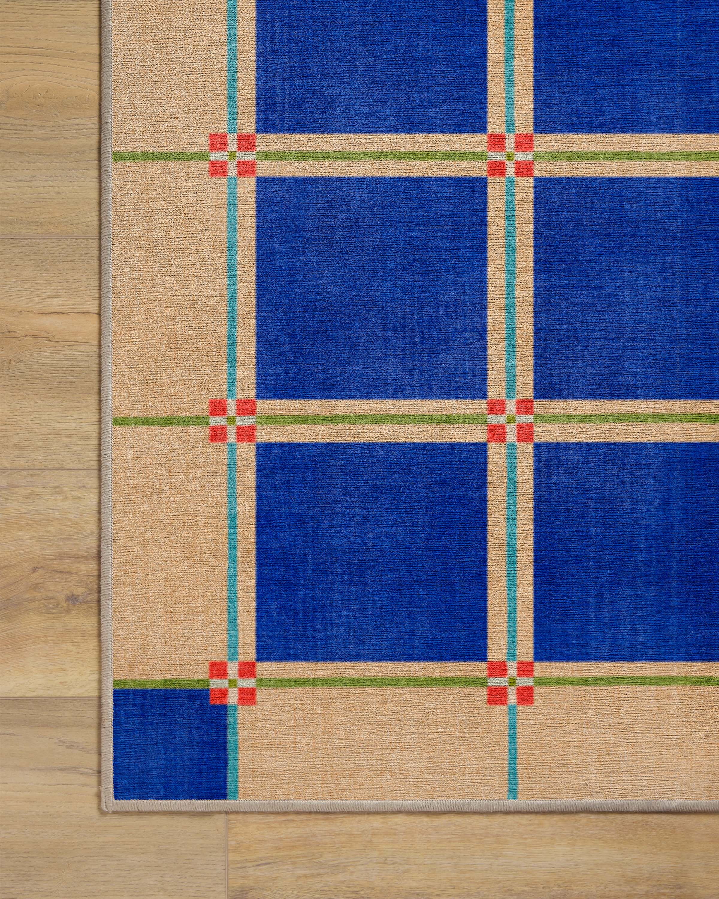 This House Is a Home Blue Flatwoven Rug by Dan Pelosi - Image 6