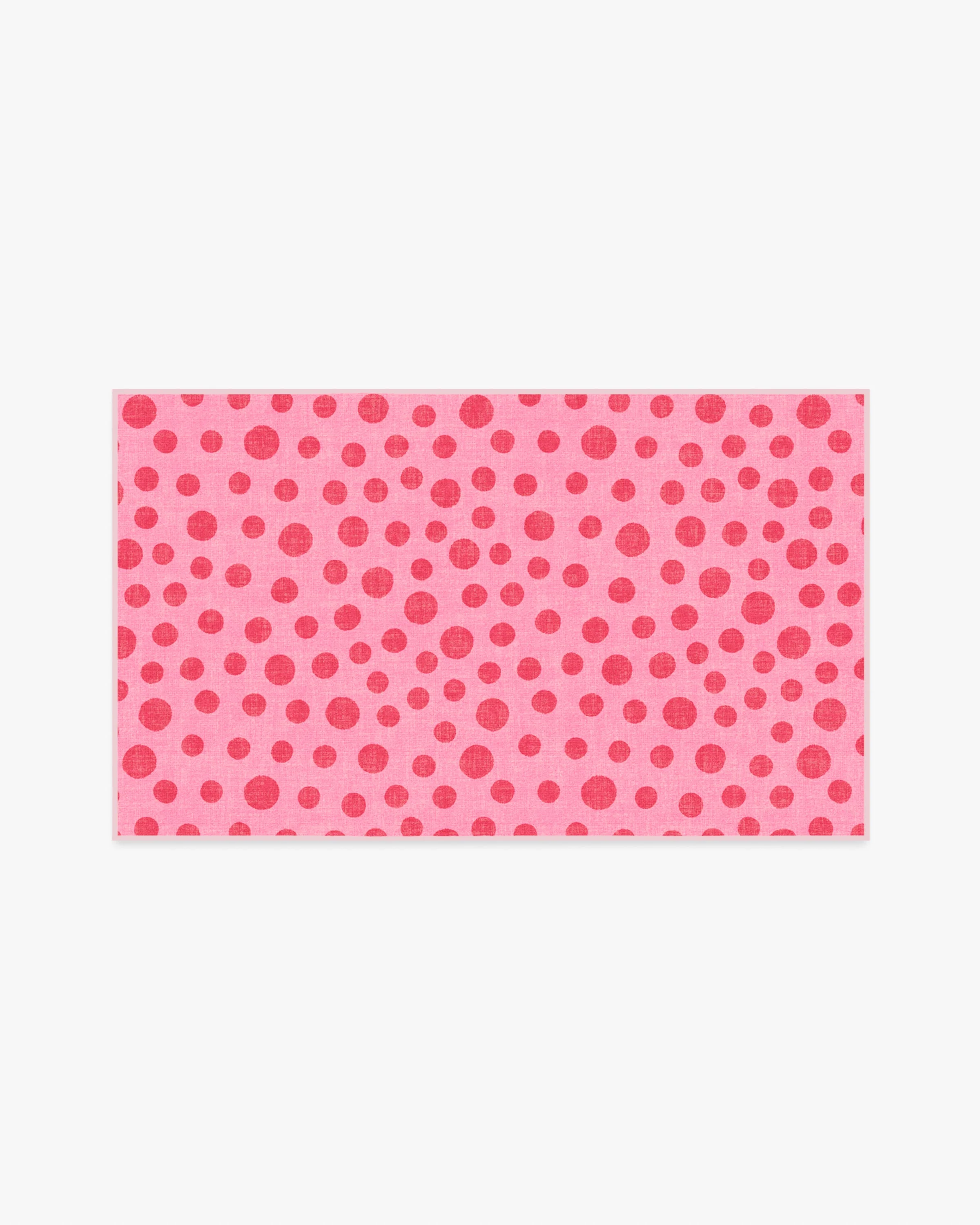 Dancing Dots Pink & Red Rug - Image 5