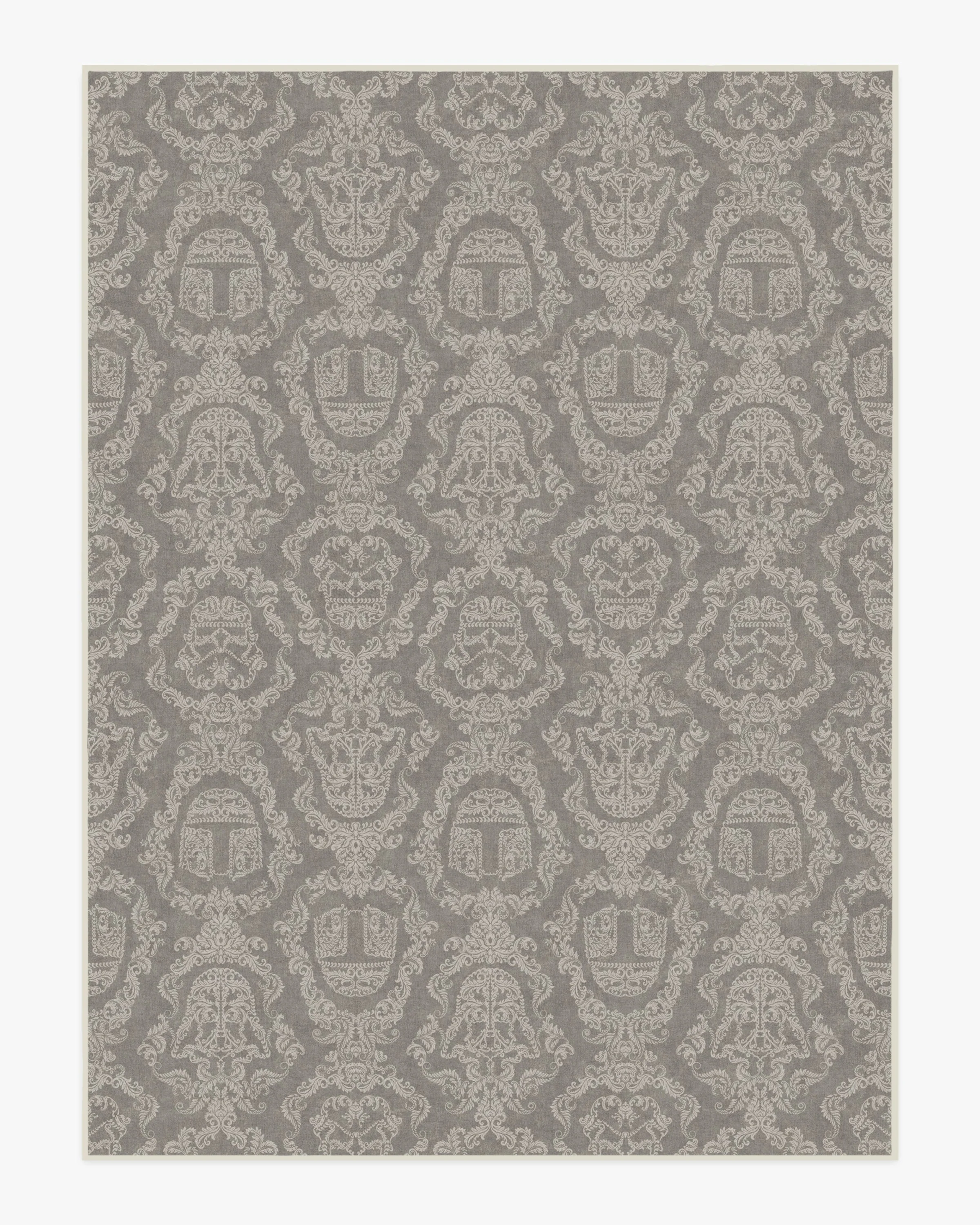Dark Side Damask Stone Flatwoven Rug - Image 15