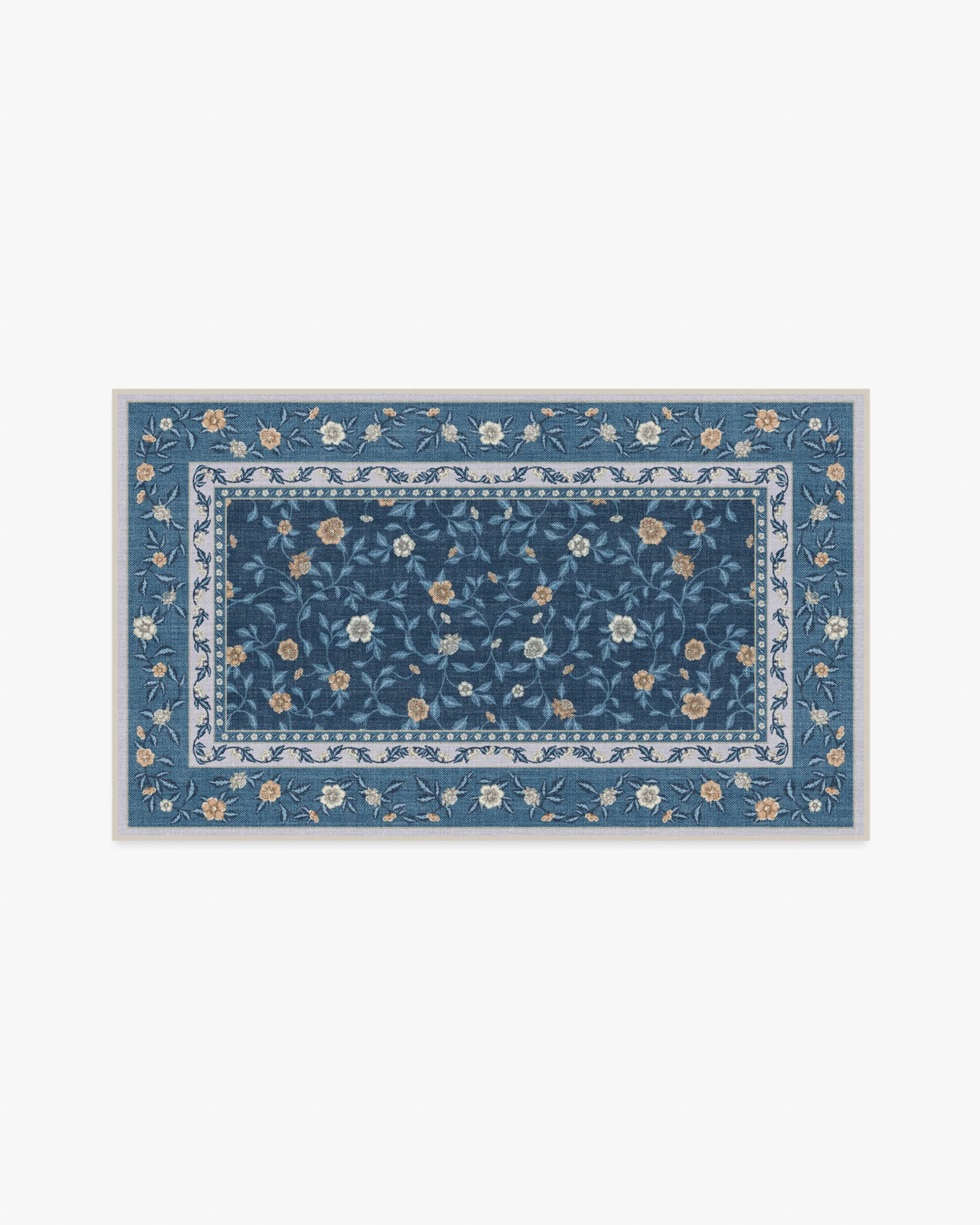 Della Blue & Ivory Outdoor Rug - Image 6