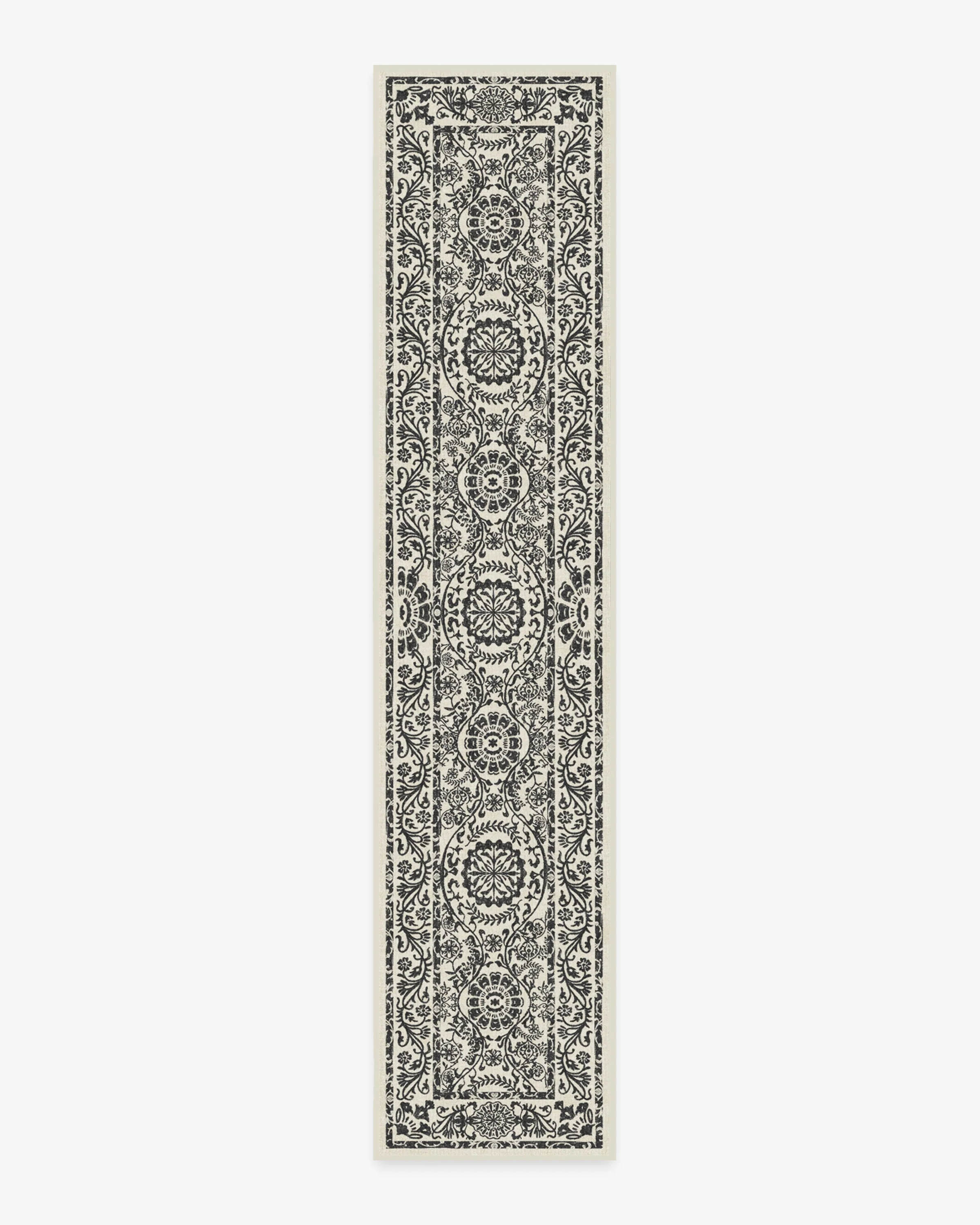 Delphina Black & White Flatwoven Rug - Image 12