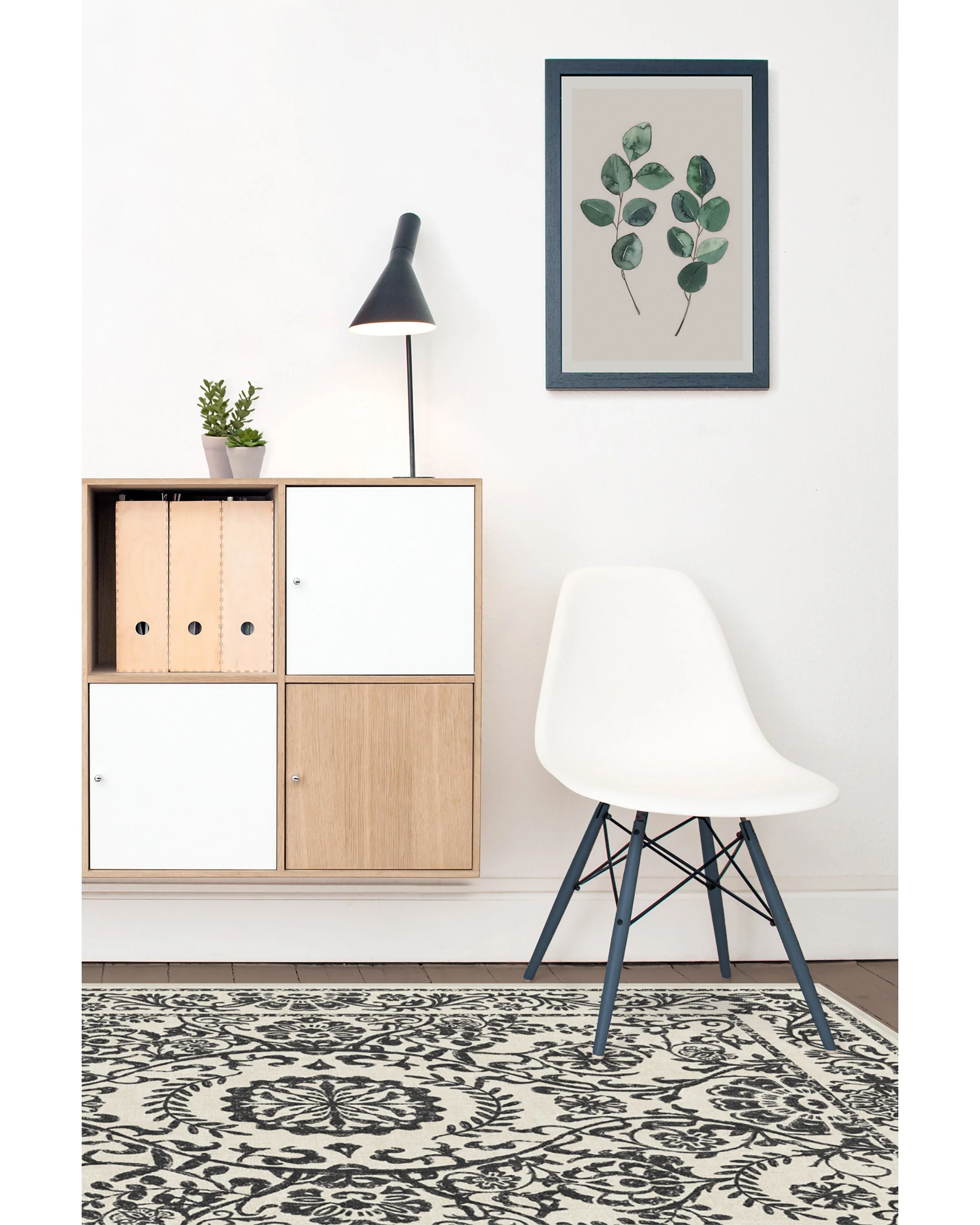 Delphina Black & White Rug - Image 16