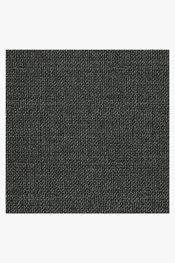 Denim Solid Black Outdoor Rug - Image 2