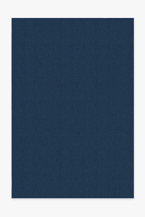 Denim Solid Indigo Blue Outdoor Rug - Image 10