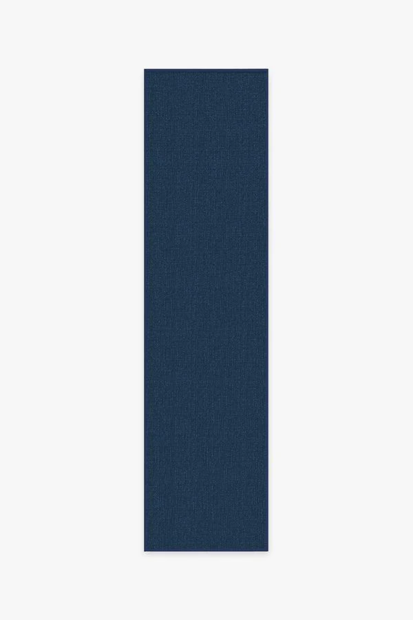 Denim Solid Indigo Blue Outdoor Rug - Image 8